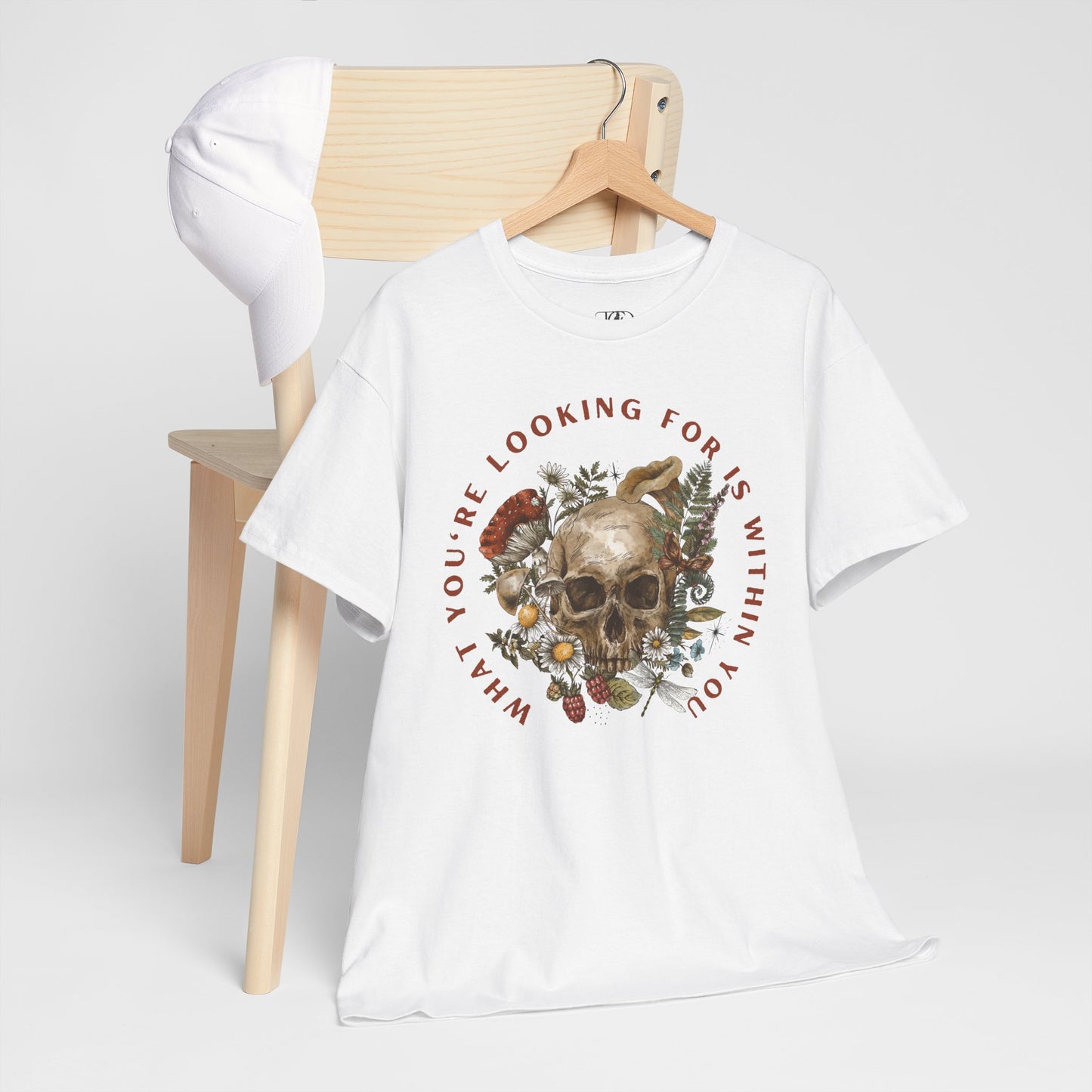 WHAT YOU’RE LOOKING FOR IS WITHIN YOU - Unisex Heavy Cotton Tee
