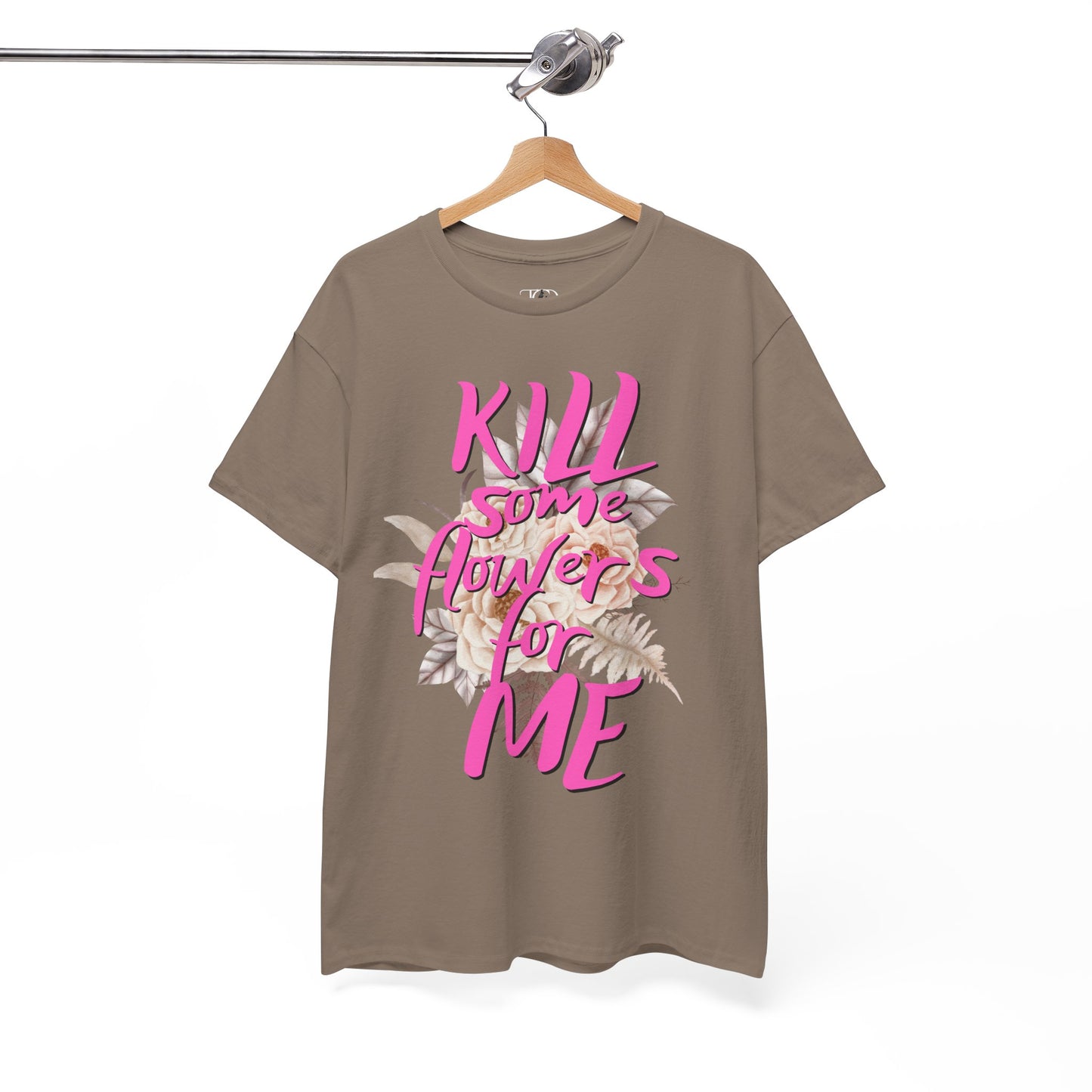 Kill some flowers for me - Unisex Heavy Cotton Tee