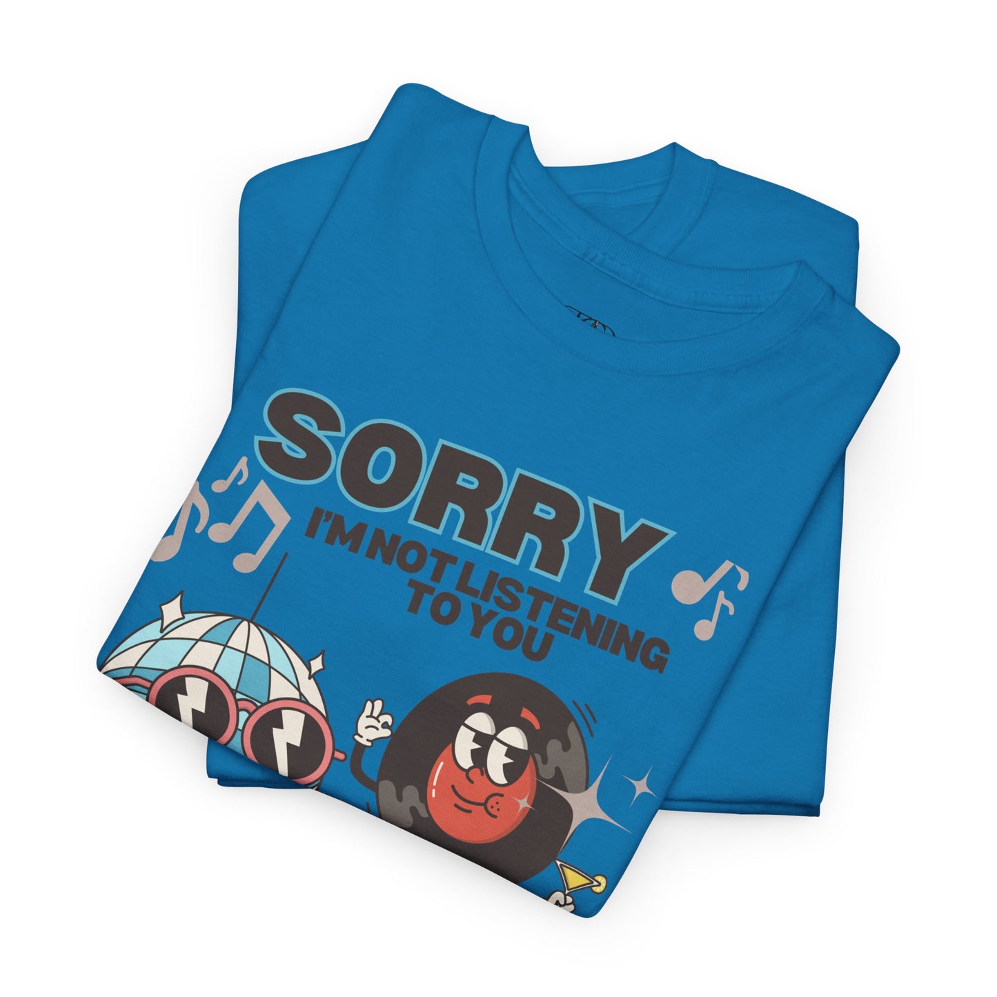 VOLUME UP, WORLD OFF - Unisex Heavy Cotton Tee
