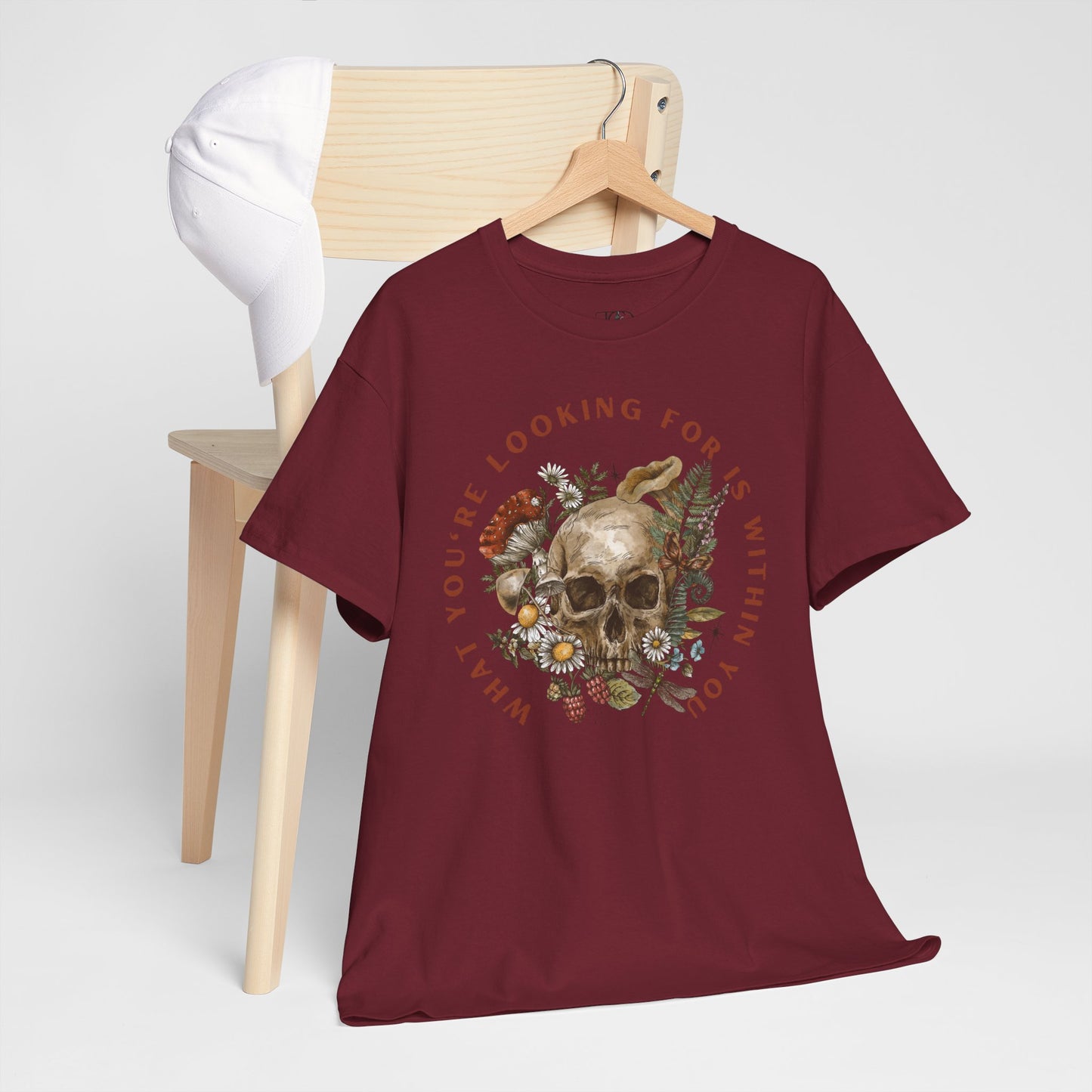 WHAT YOU’RE LOOKING FOR IS WITHIN YOU - Unisex Heavy Cotton Tee