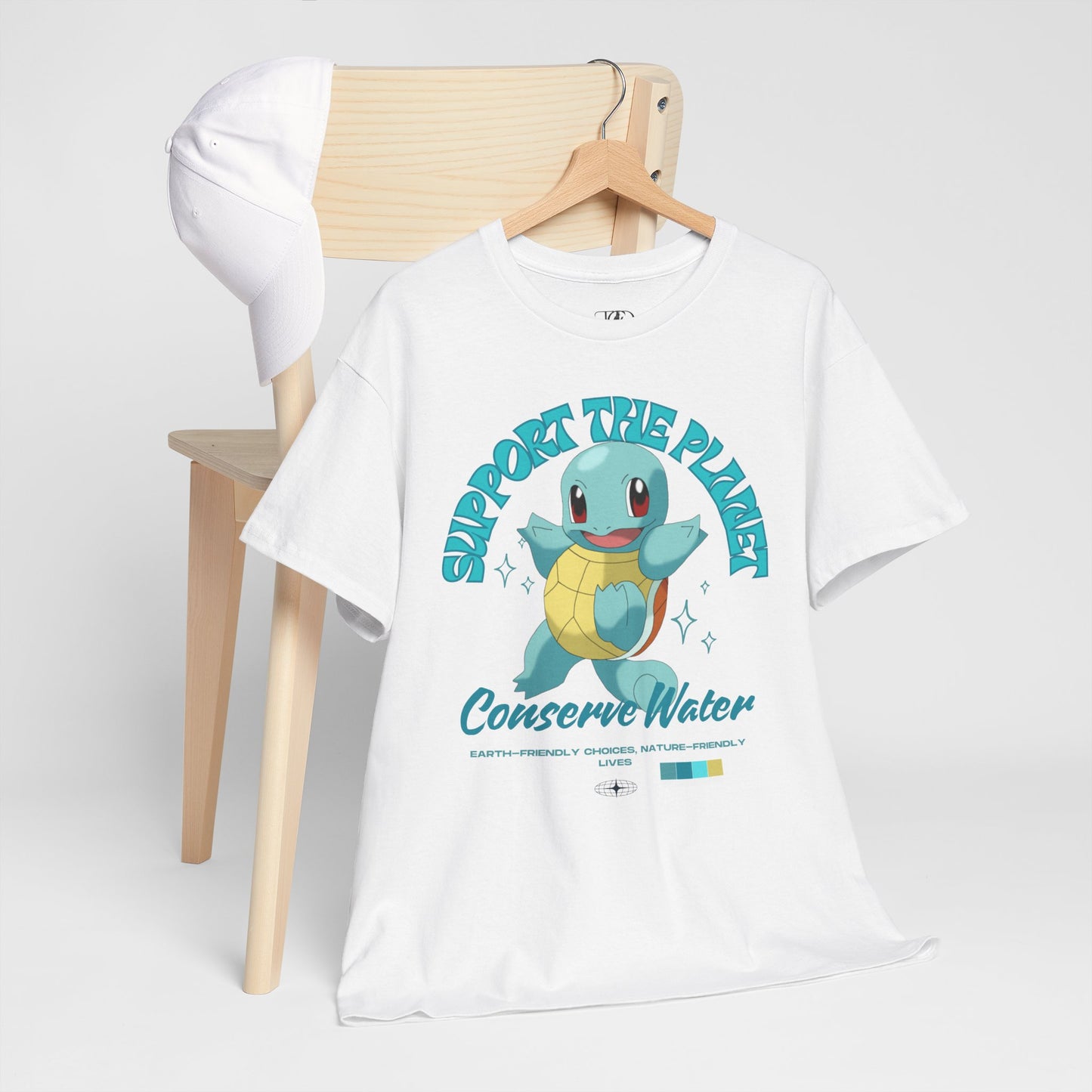 SUPPORT THE PLANET - CONSERVE WATER - Unisex Heavy Cotton Tee
