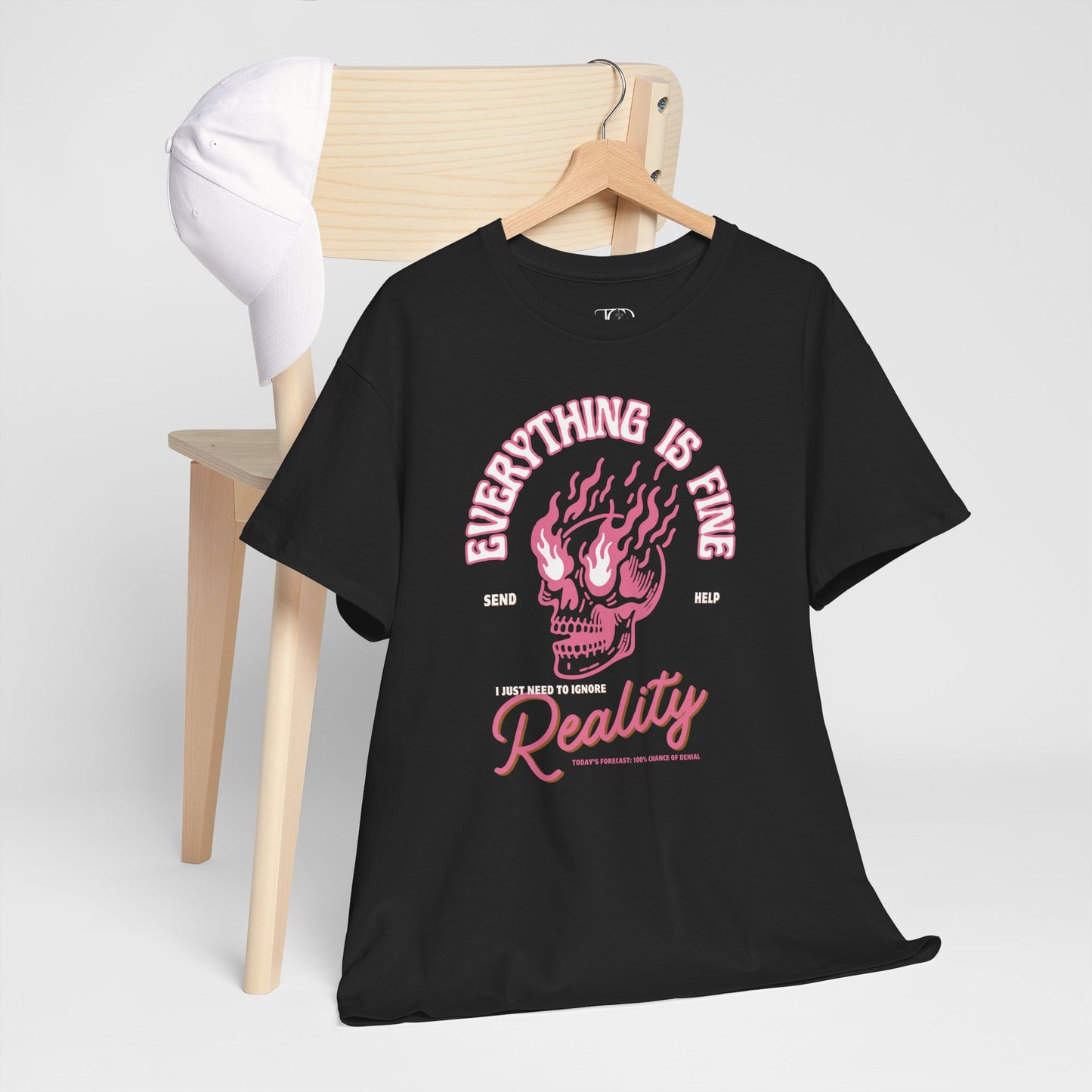 EVERYTHING IS FINE - Unisex Heavy Cotton Tee