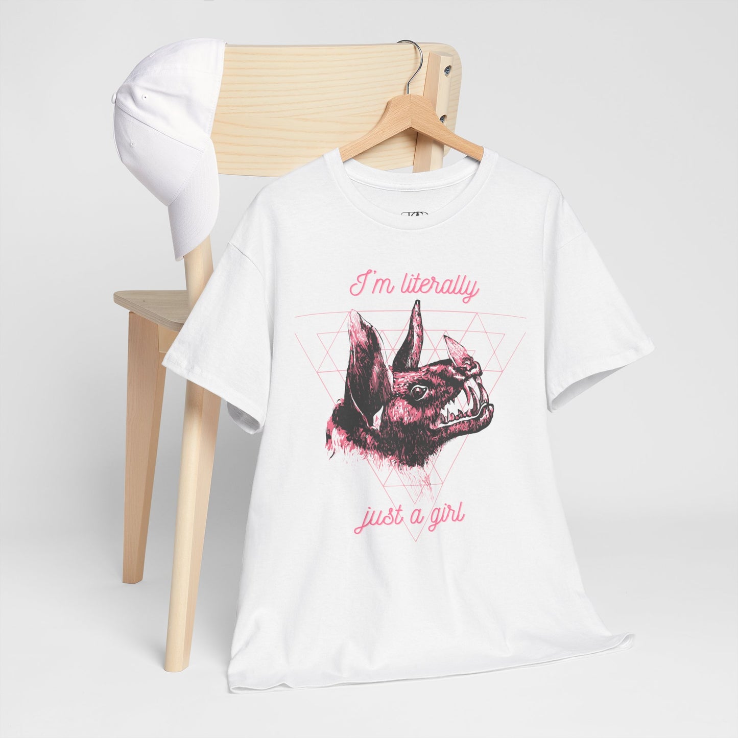 JUST A GIRL - Unisex Heavy Cotton Tee