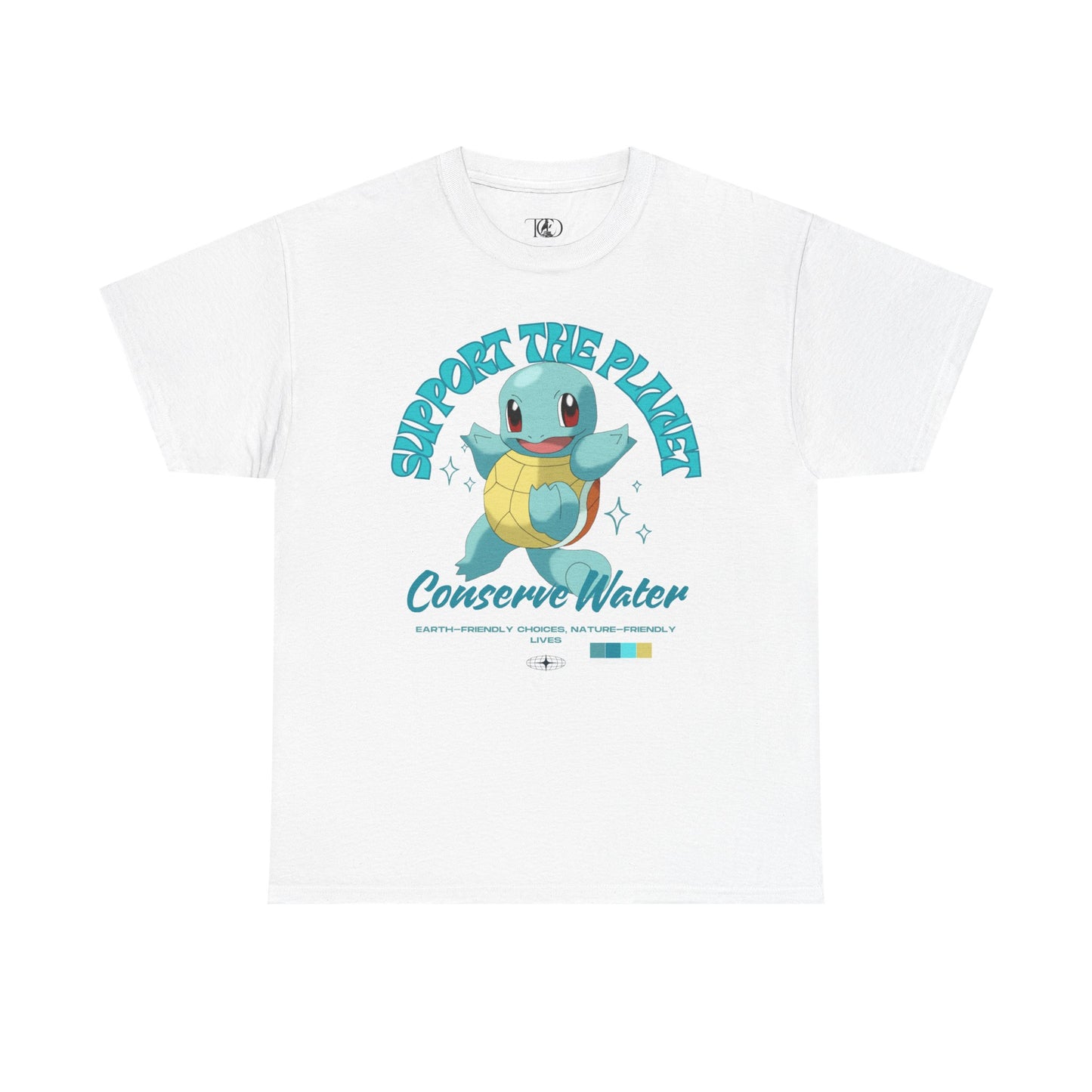 SUPPORT THE PLANET - CONSERVE WATER - Unisex Heavy Cotton Tee