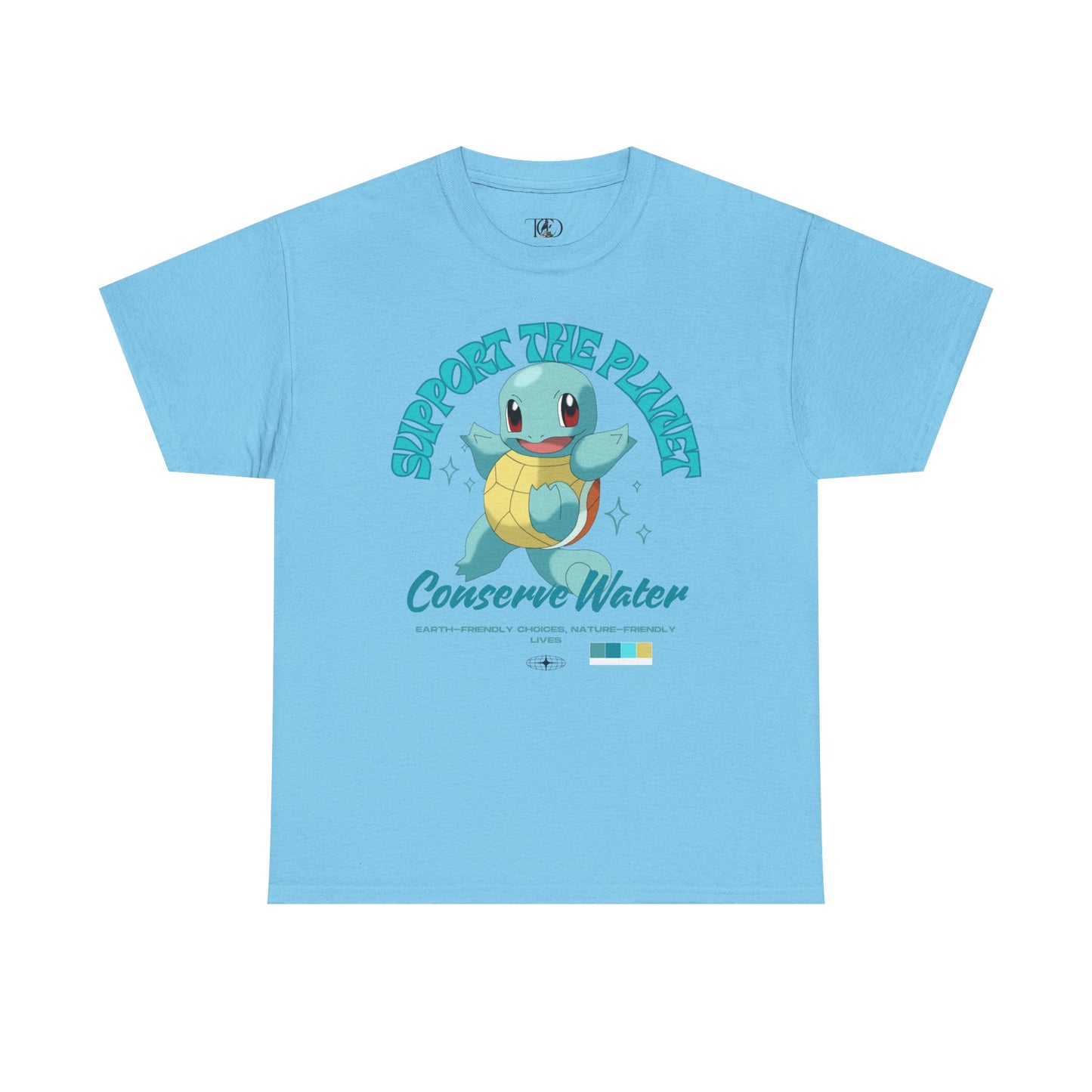 SUPPORT THE PLANET - CONSERVE WATER - Unisex Heavy Cotton Tee
