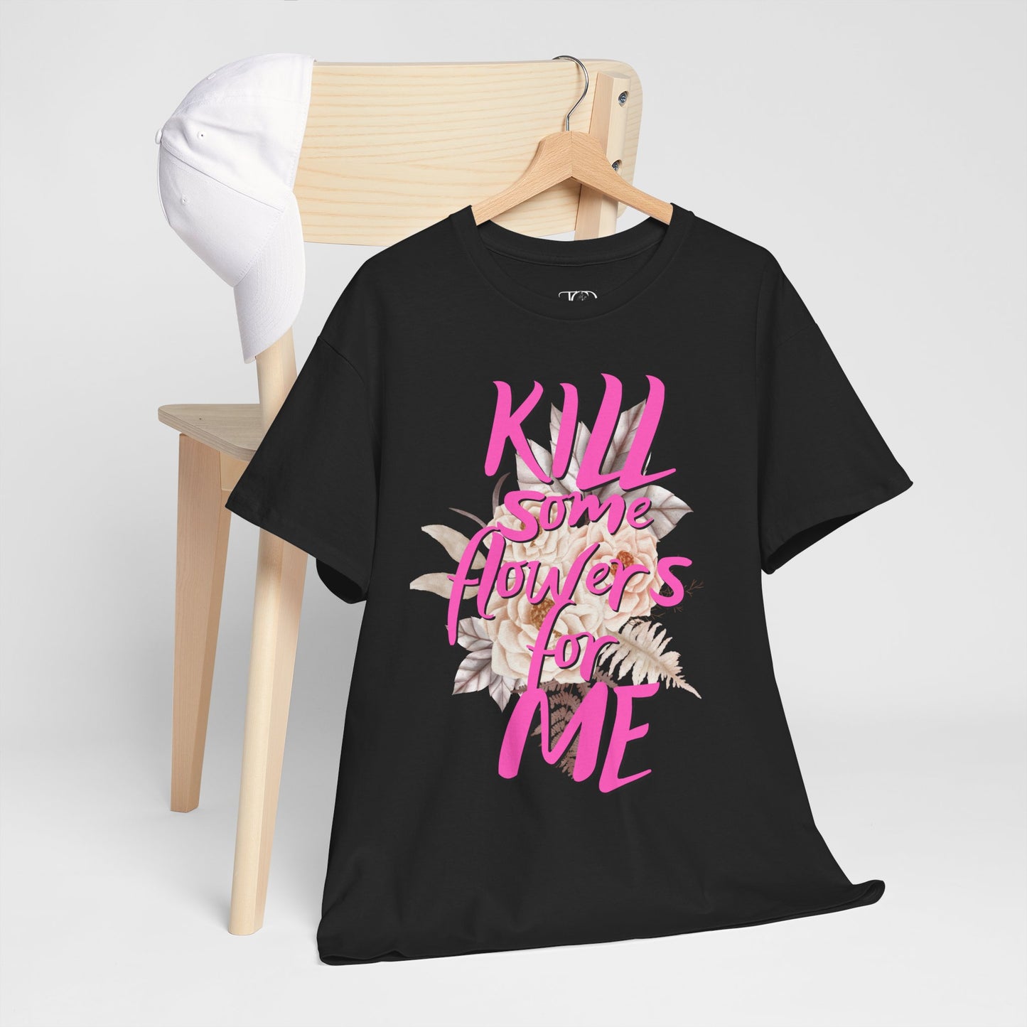 Kill some flowers for me - Unisex Heavy Cotton Tee
