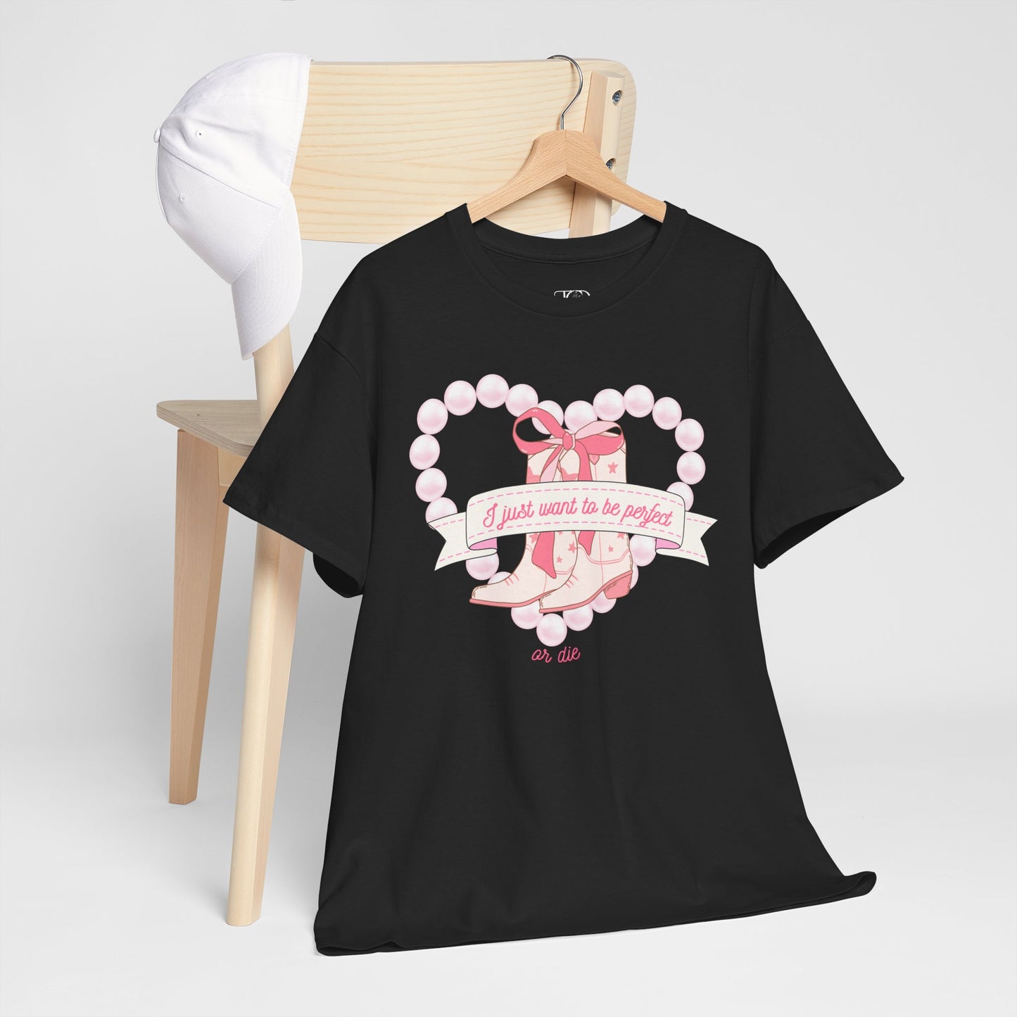 I just want to be perfect - Unisex Heavy Cotton Tee