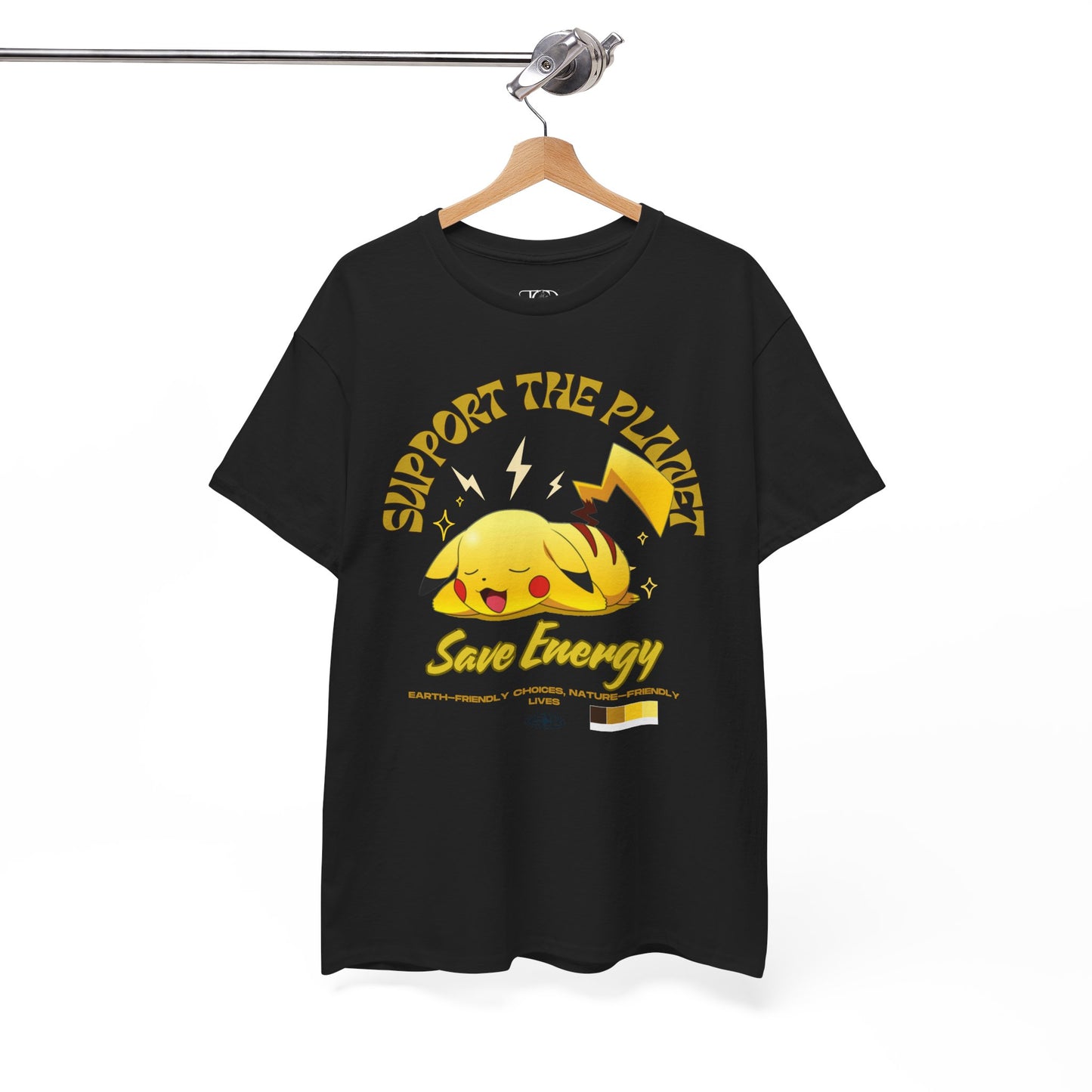 SUPPORT THE PLANET - SAVE ENERGY - Unisex Heavy Cotton Tee
