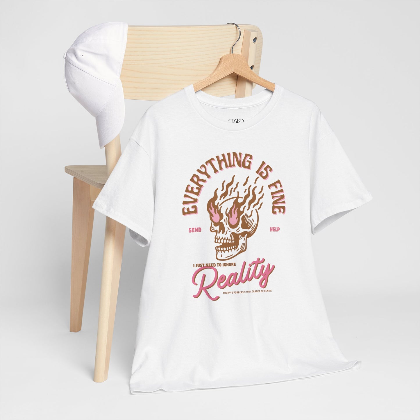 EVERYTHING IS FINE - Unisex Heavy Cotton Tee