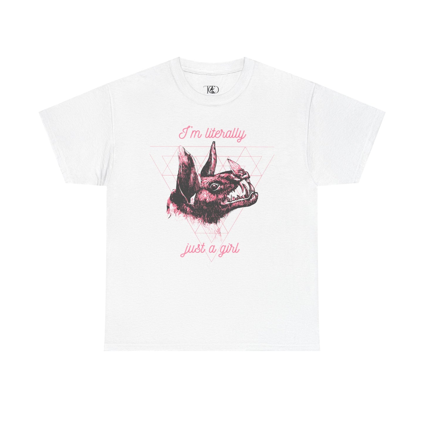JUST A GIRL - Unisex Heavy Cotton Tee