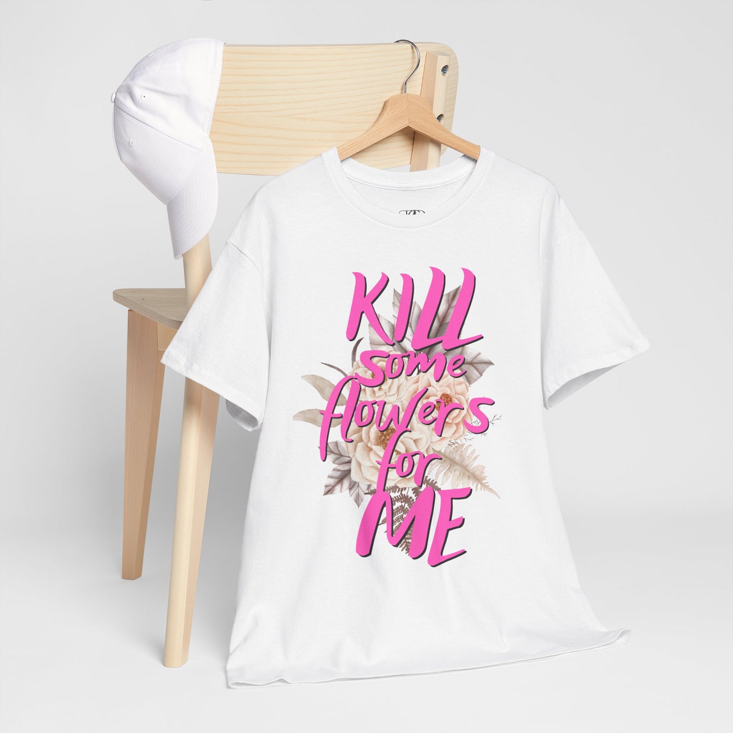 Kill some flowers for me - Unisex Heavy Cotton Tee