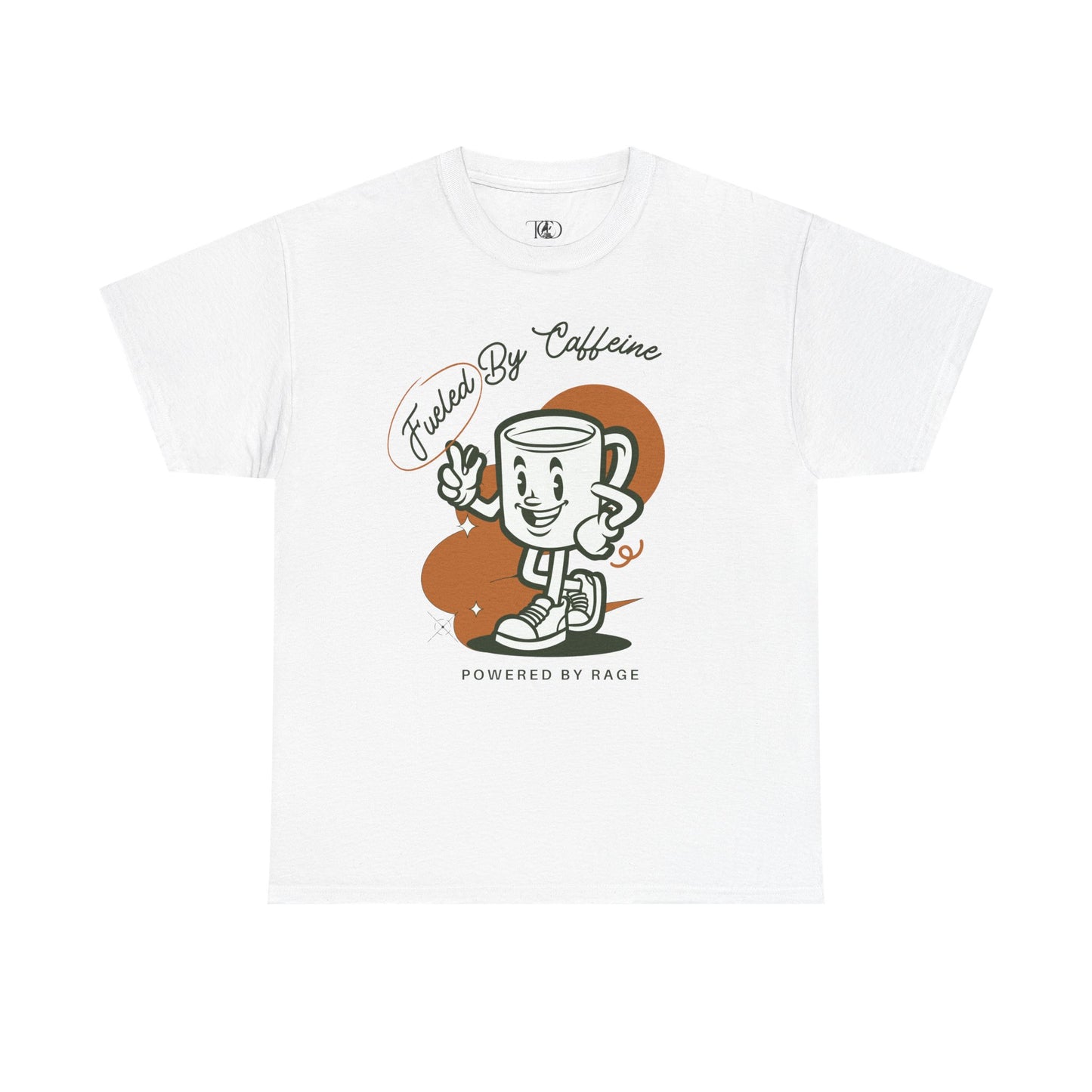 CAFFEINE AND RAGE - Unisex Heavy Cotton Tee