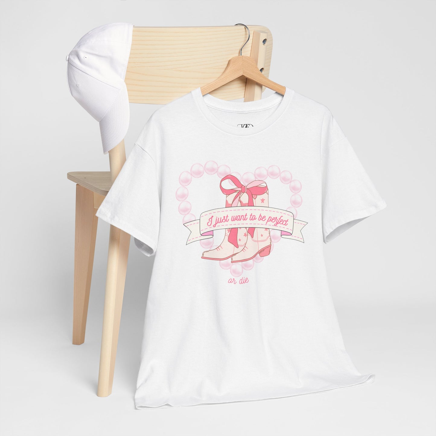 I just want to be perfect - Unisex Heavy Cotton Tee