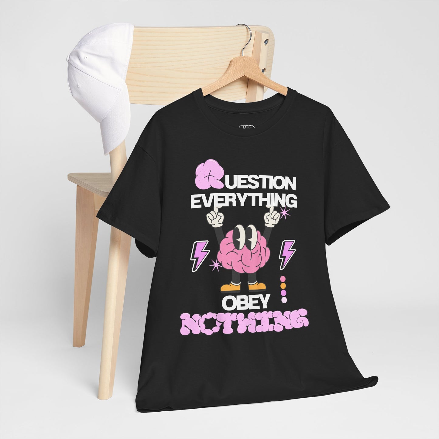 QUESTION EVERYTHING - Unisex Heavy Cotton Tee