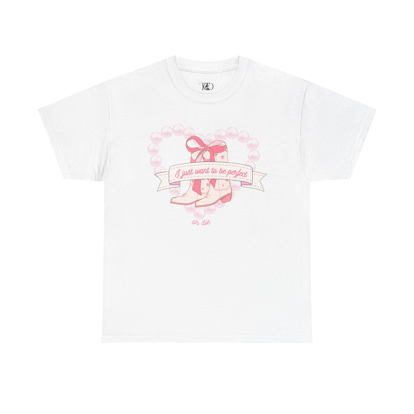 I just want to be perfect - Unisex Heavy Cotton Tee
