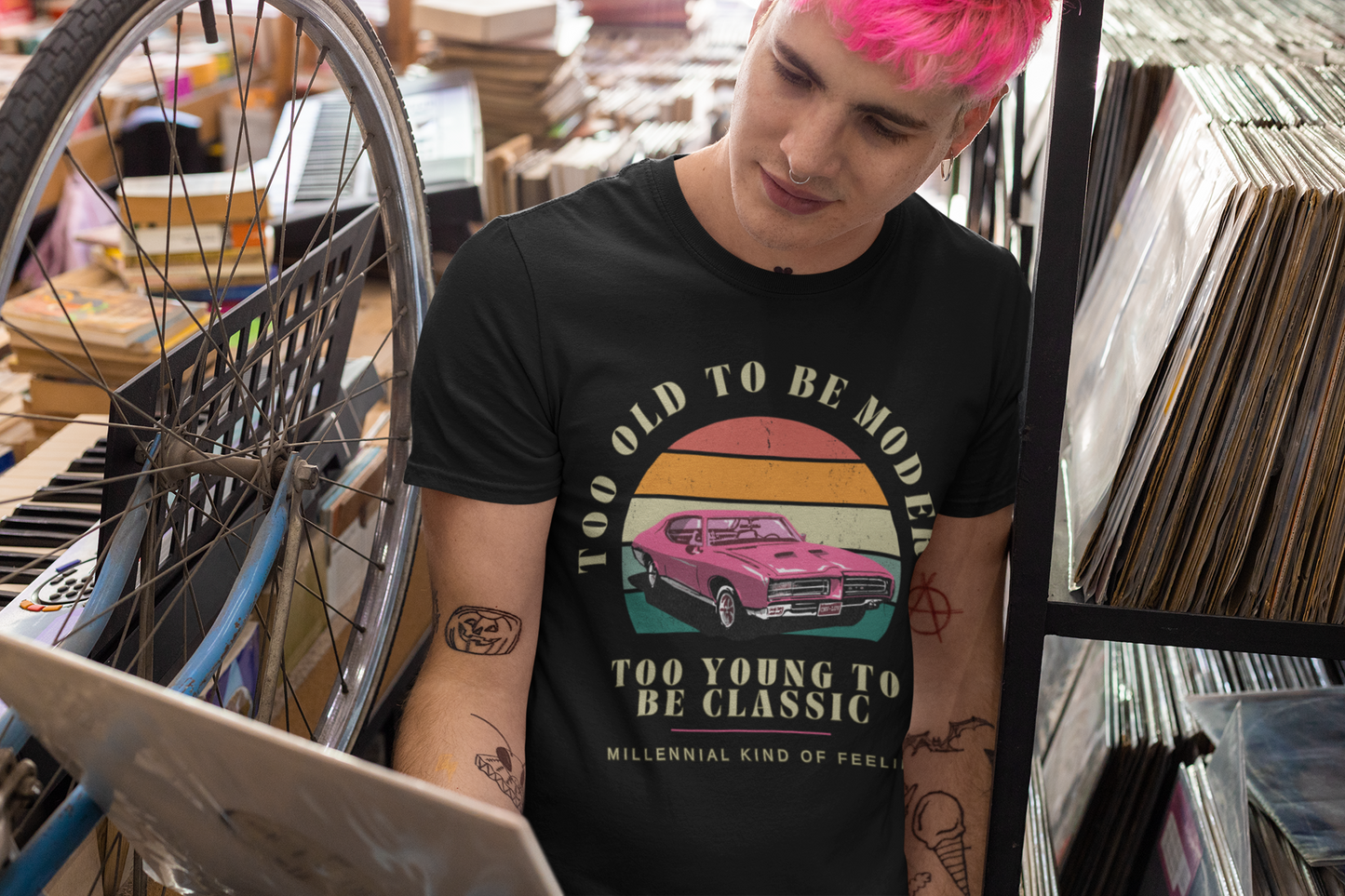 MILLENNIAL FEELING - Unisex Heavy Cotton Tee