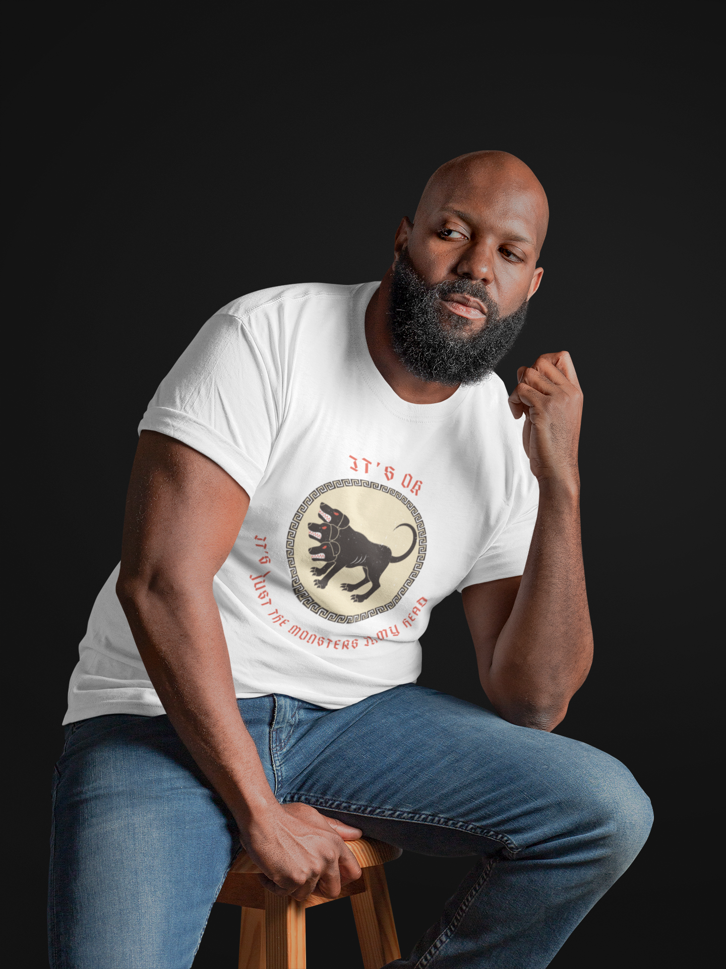 MONSTER IN MY HEAD - Unisex Heavy Cotton Tee