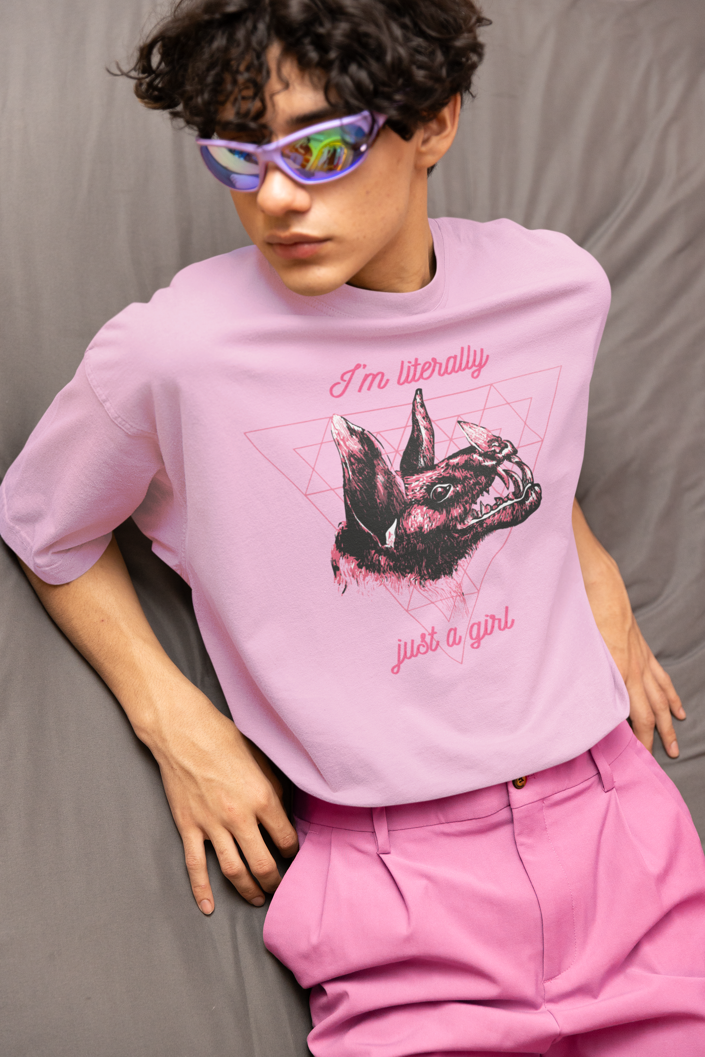 JUST A GIRL - Unisex Heavy Cotton Tee