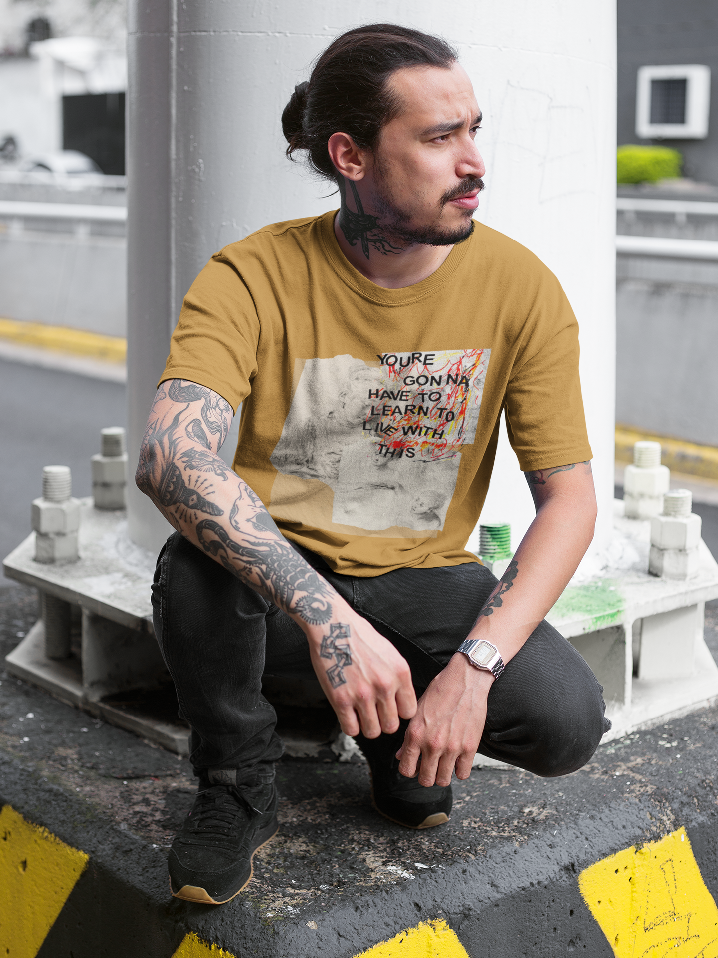 YOU’RE GONNA HAVE TO LEARN TO LIVE WITH THIS - Unisex Heavy Cotton Tee