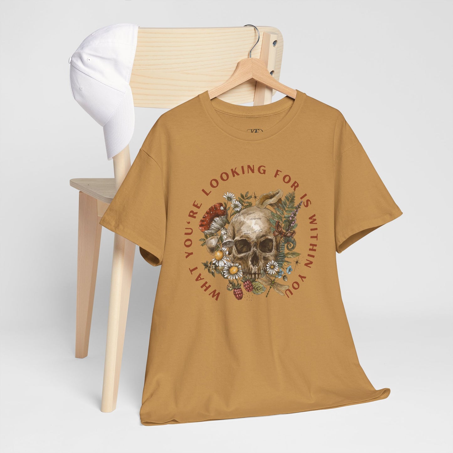 WHAT YOU’RE LOOKING FOR IS WITHIN YOU - Unisex Heavy Cotton Tee