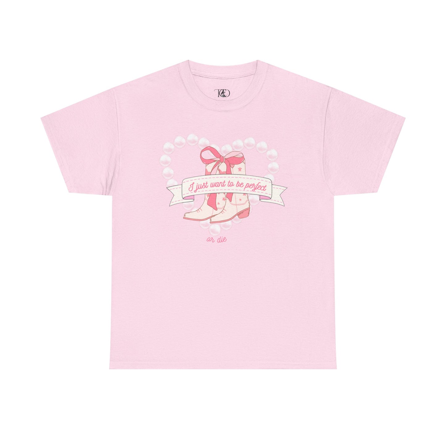 I just want to be perfect - Unisex Heavy Cotton Tee