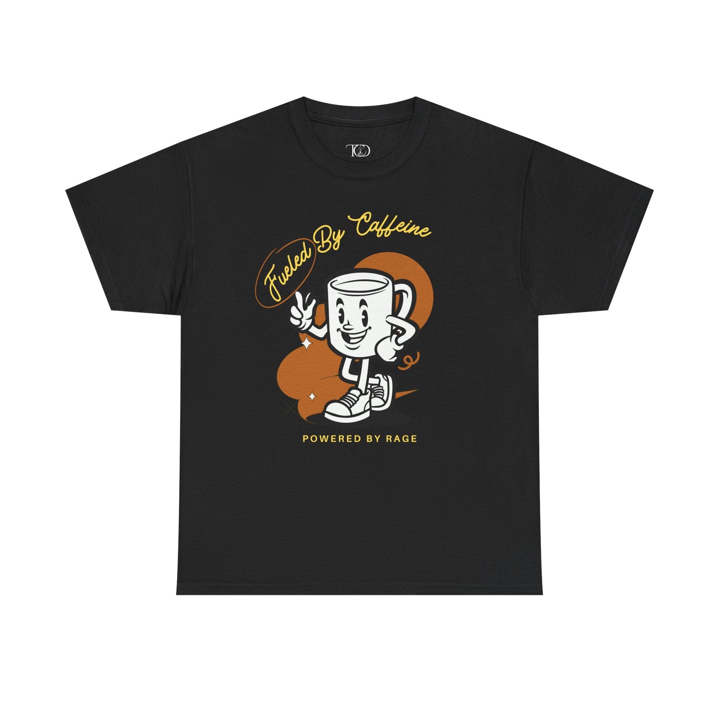 CAFFEINE AND RAGE - Unisex Heavy Cotton Tee