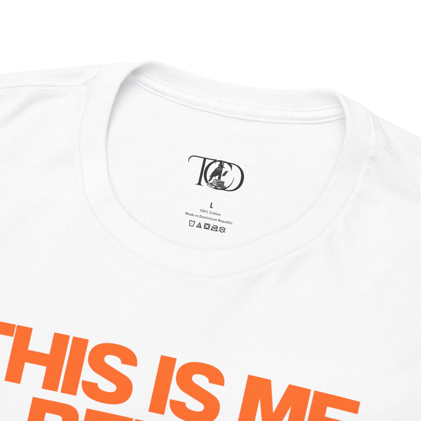 THIS IS ME BEING POSITIVE - Unisex Heavy Cotton Tee
