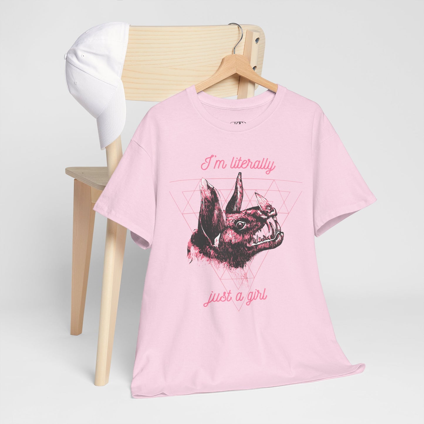 JUST A GIRL - Unisex Heavy Cotton Tee