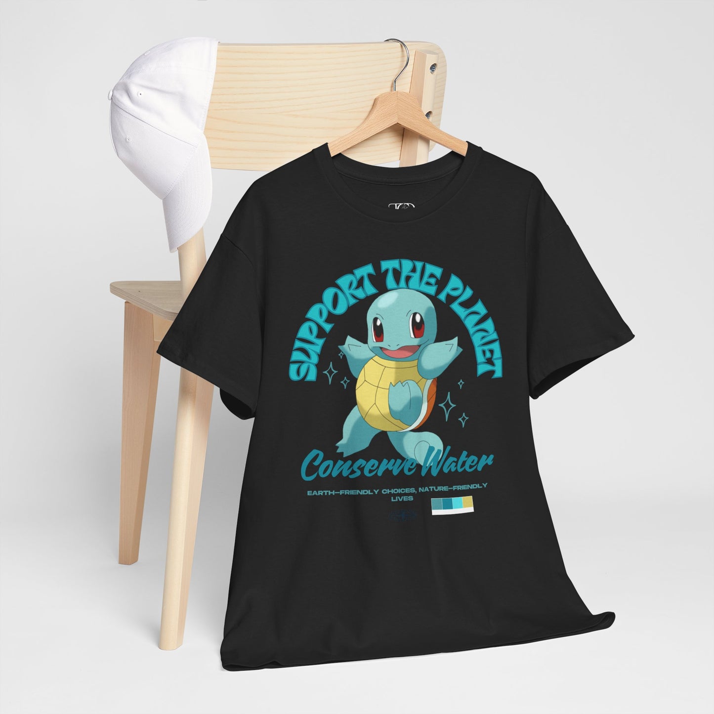SUPPORT THE PLANET - CONSERVE WATER - Unisex Heavy Cotton Tee