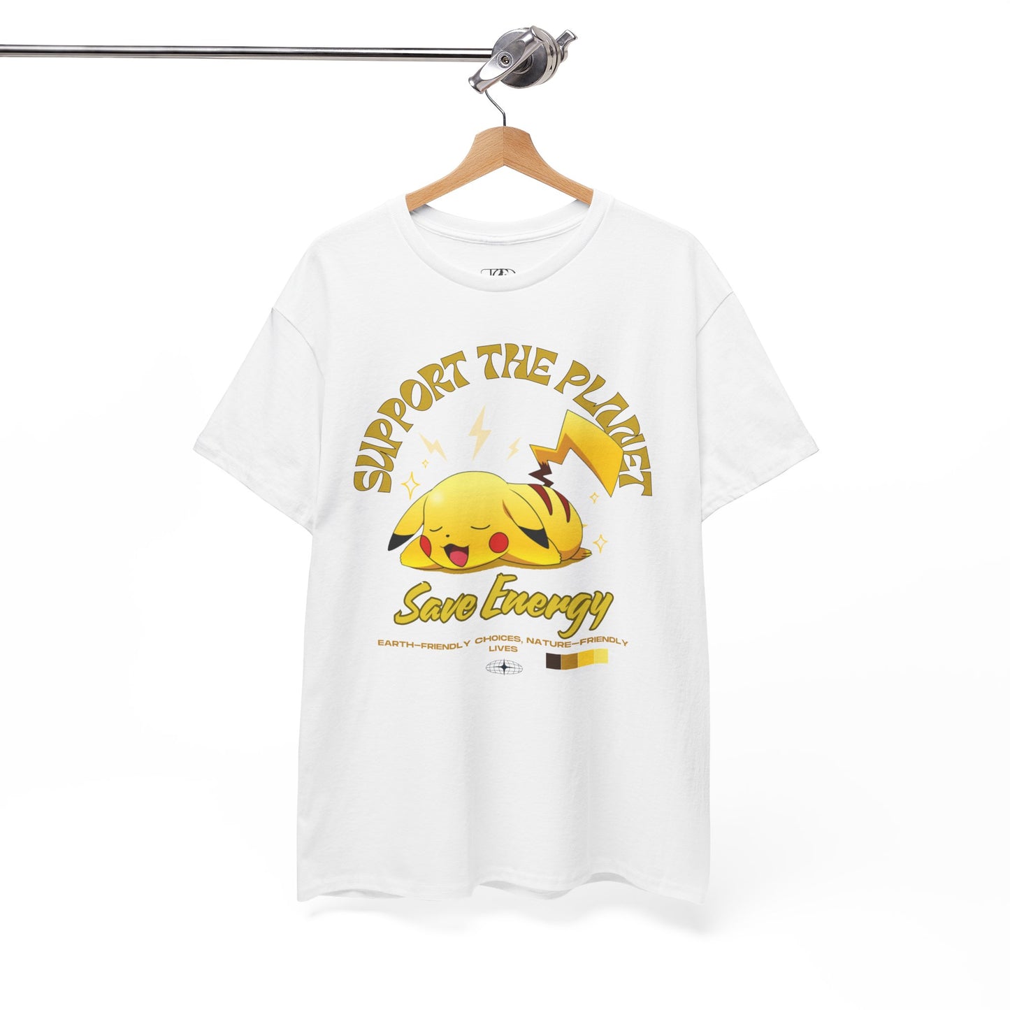SUPPORT THE PLANET - SAVE ENERGY - Unisex Heavy Cotton Tee