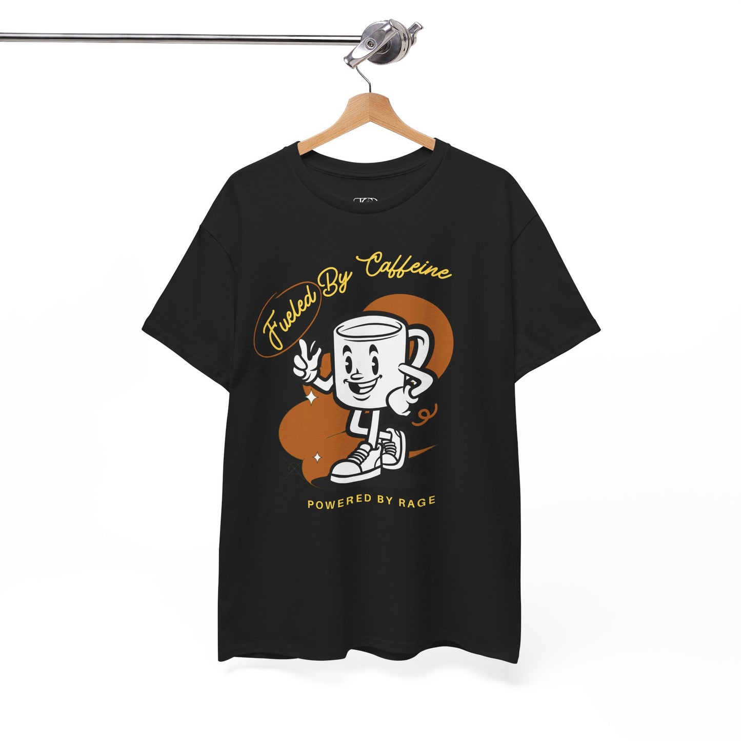CAFFEINE AND RAGE - Unisex Heavy Cotton Tee