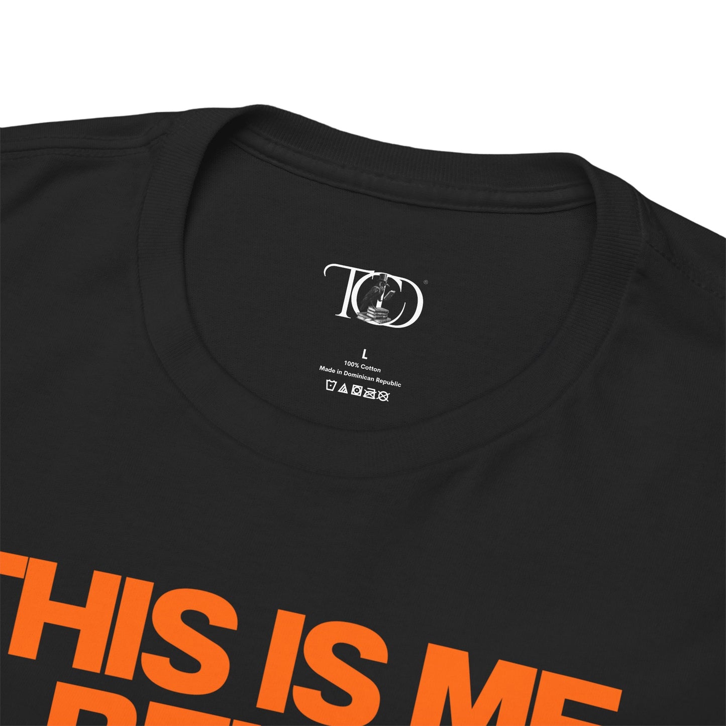 THIS IS ME BEING POSITIVE - Unisex Heavy Cotton Tee