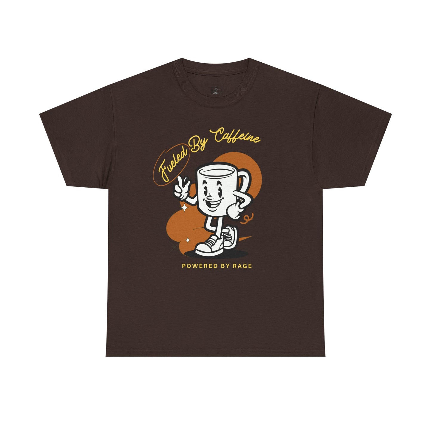 CAFFEINE AND RAGE - Unisex Heavy Cotton Tee