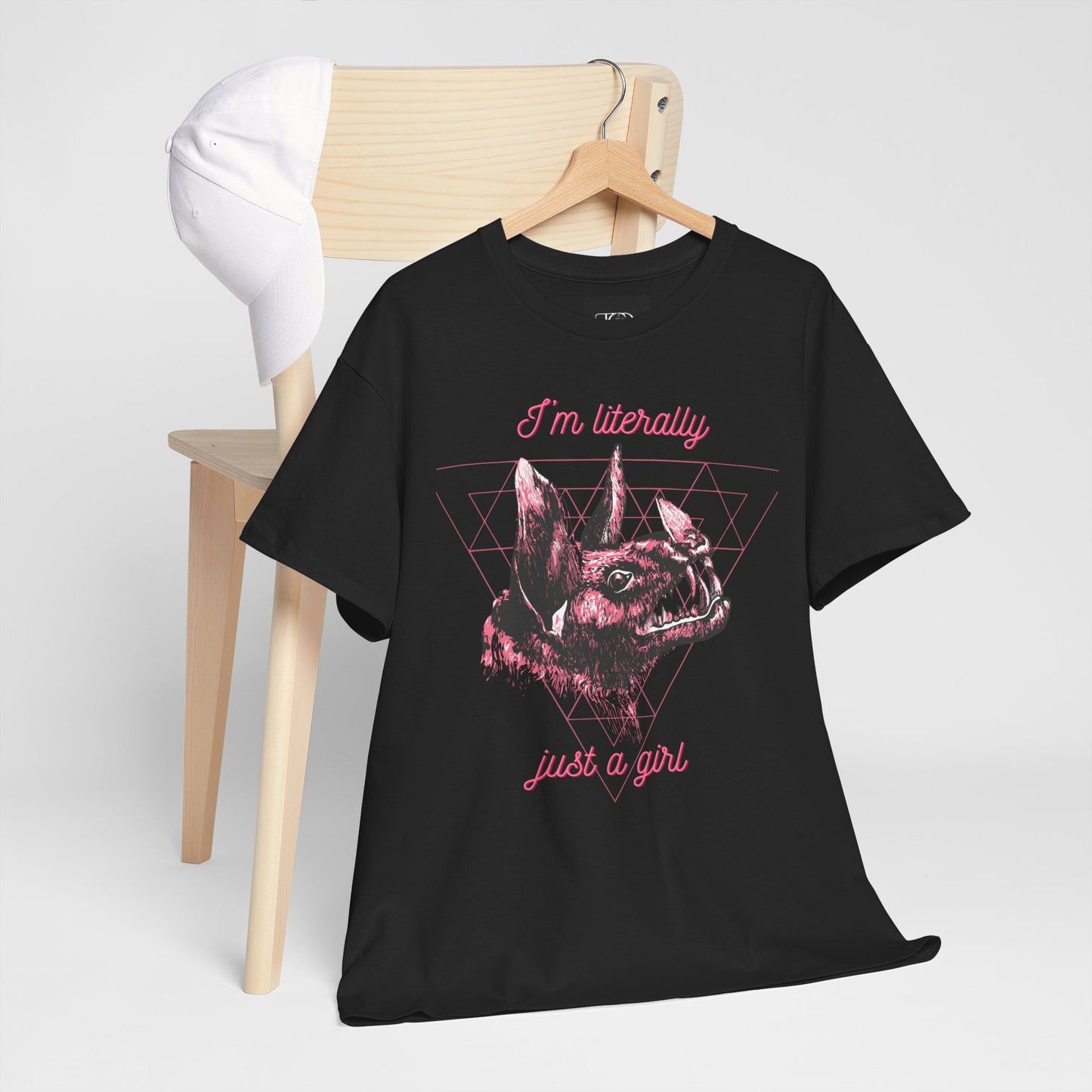 JUST A GIRL - Unisex Heavy Cotton Tee
