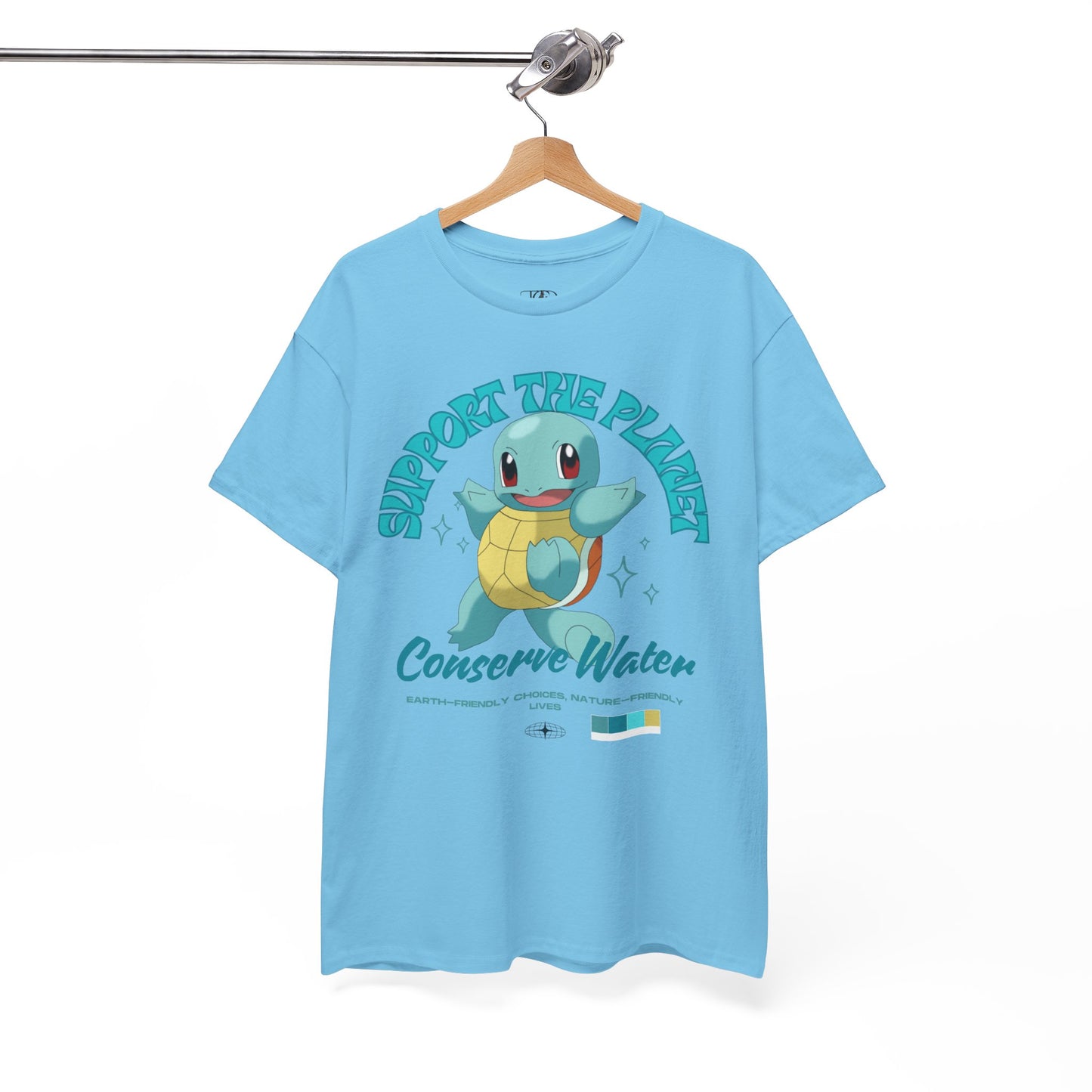 SUPPORT THE PLANET - CONSERVE WATER - Unisex Heavy Cotton Tee
