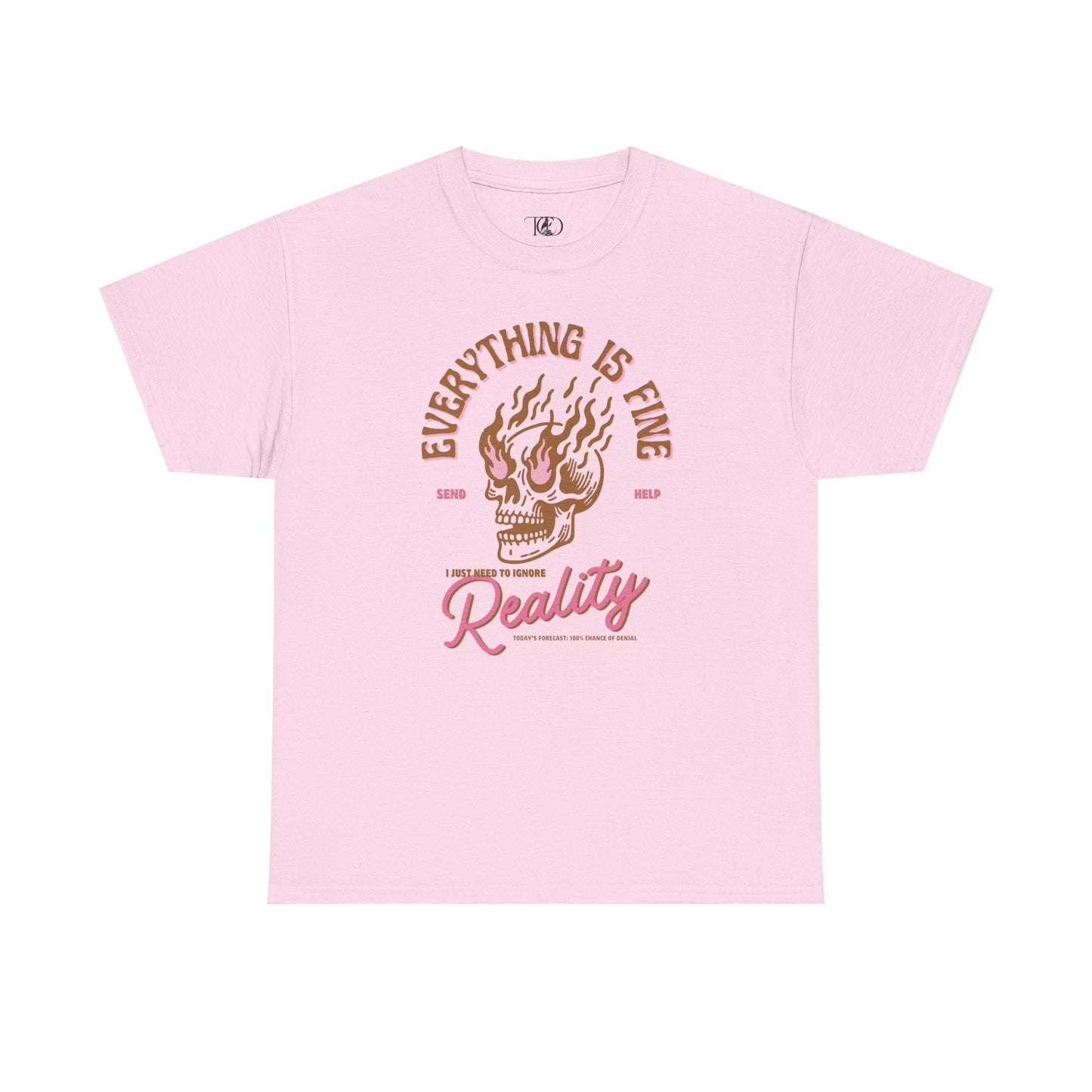 EVERYTHING IS FINE - Unisex Heavy Cotton Tee