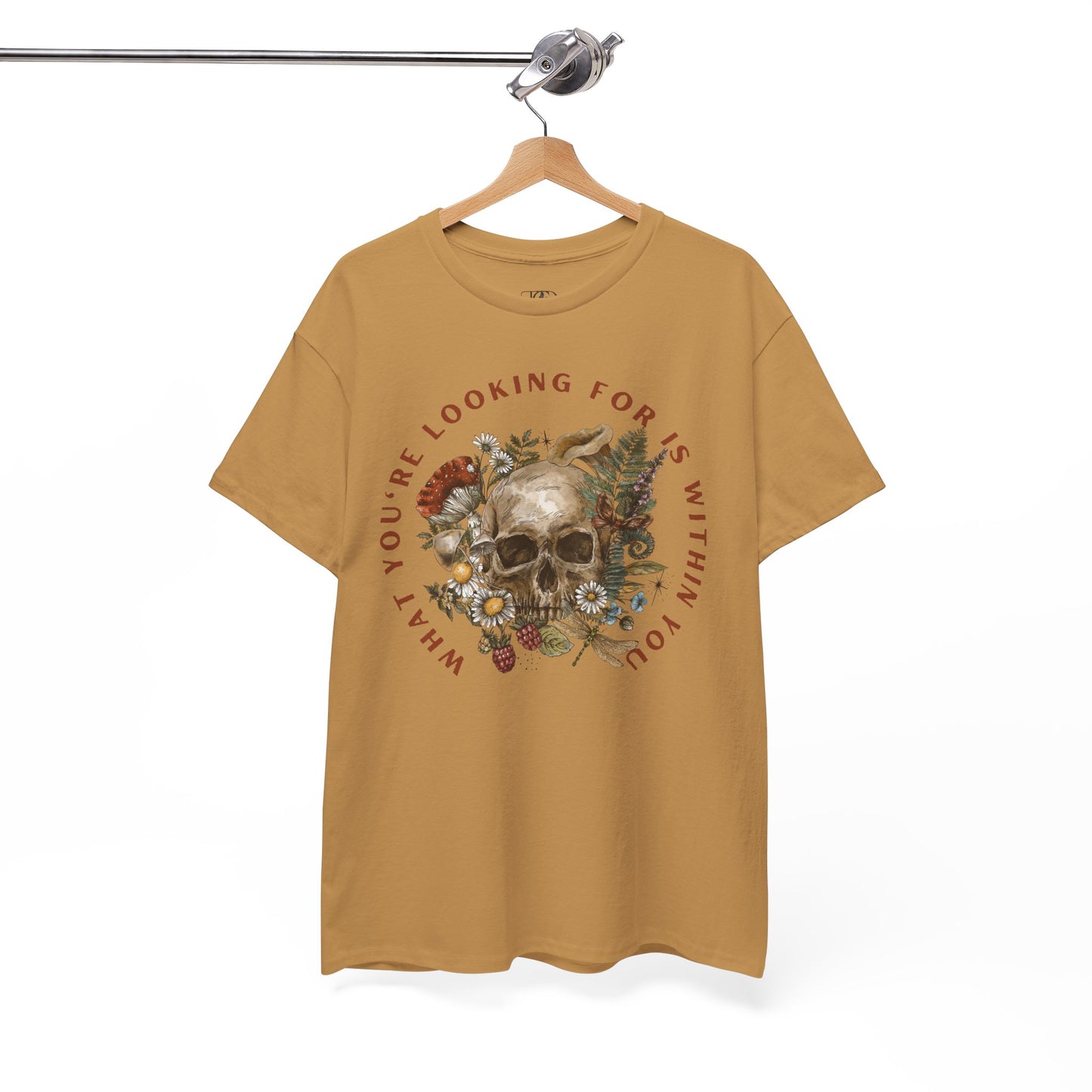 WHAT YOU’RE LOOKING FOR IS WITHIN YOU - Unisex Heavy Cotton Tee