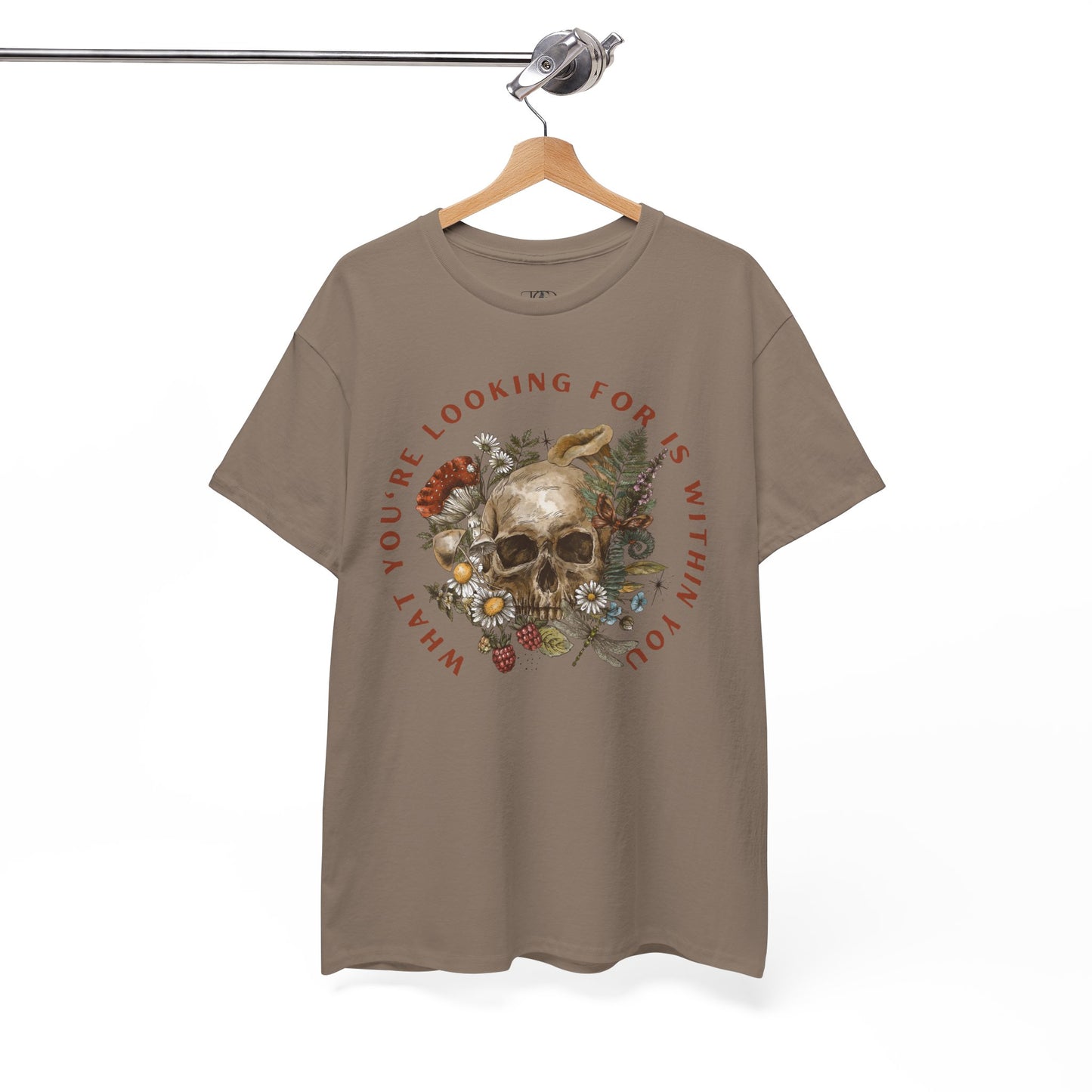 WHAT YOU’RE LOOKING FOR IS WITHIN YOU - Unisex Heavy Cotton Tee