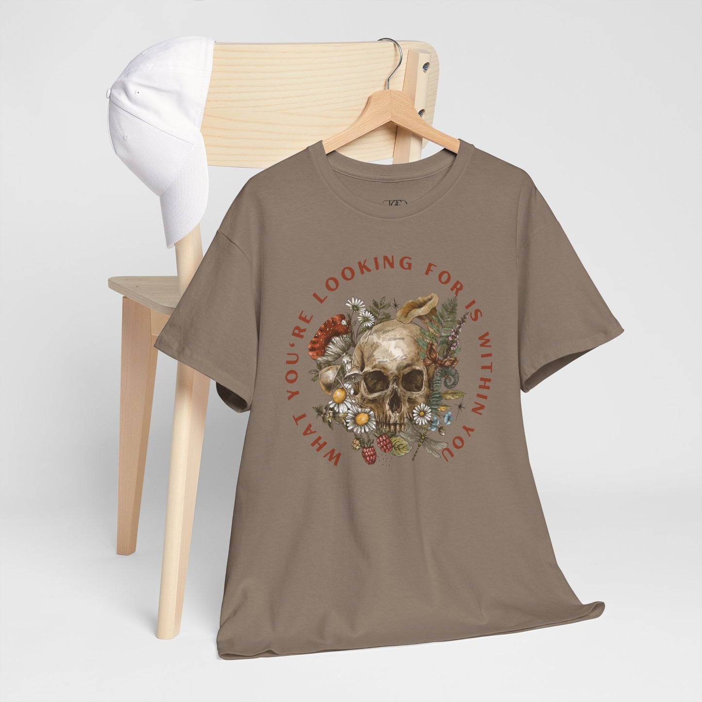 WHAT YOU’RE LOOKING FOR IS WITHIN YOU - Unisex Heavy Cotton Tee
