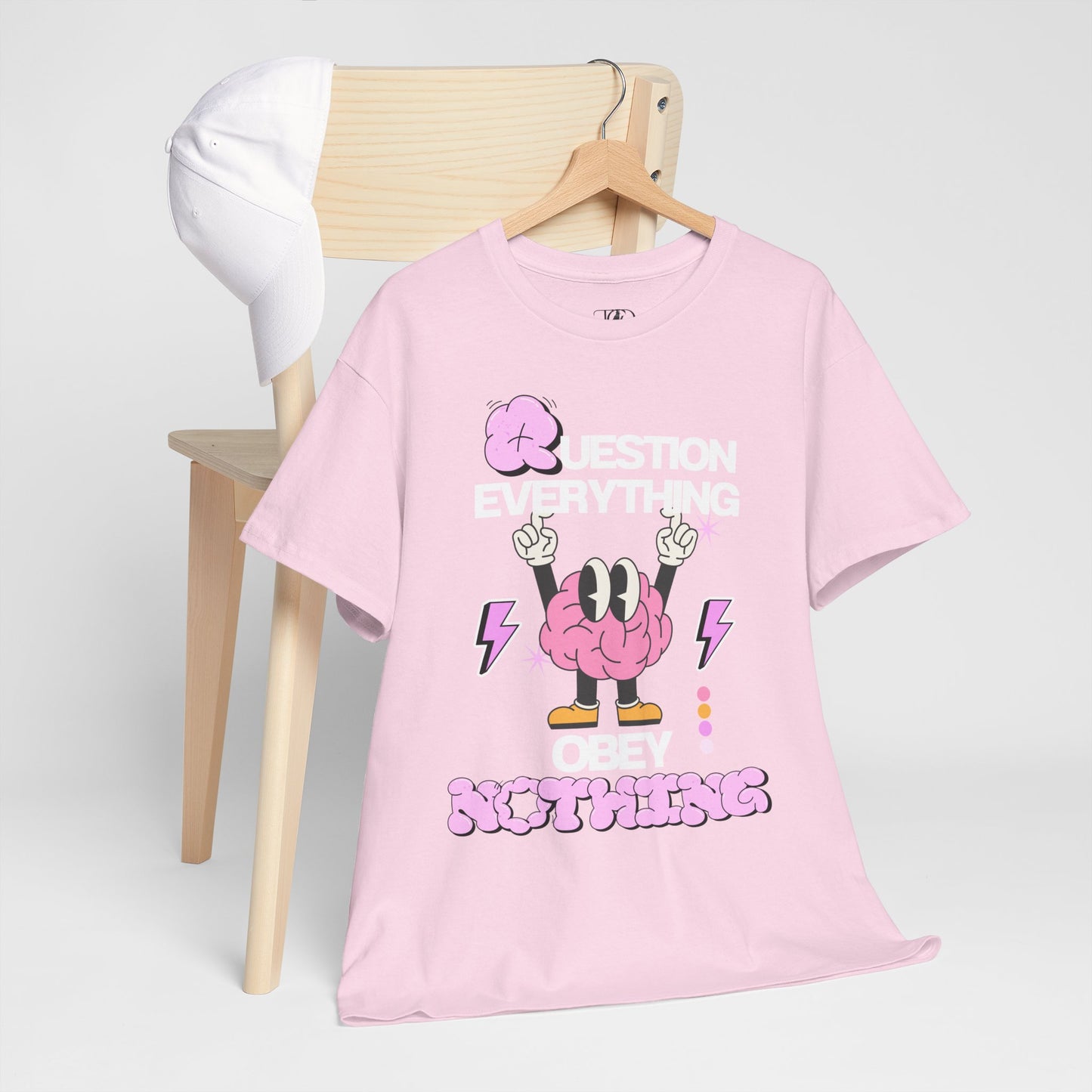 QUESTION EVERYTHING - Unisex Heavy Cotton Tee