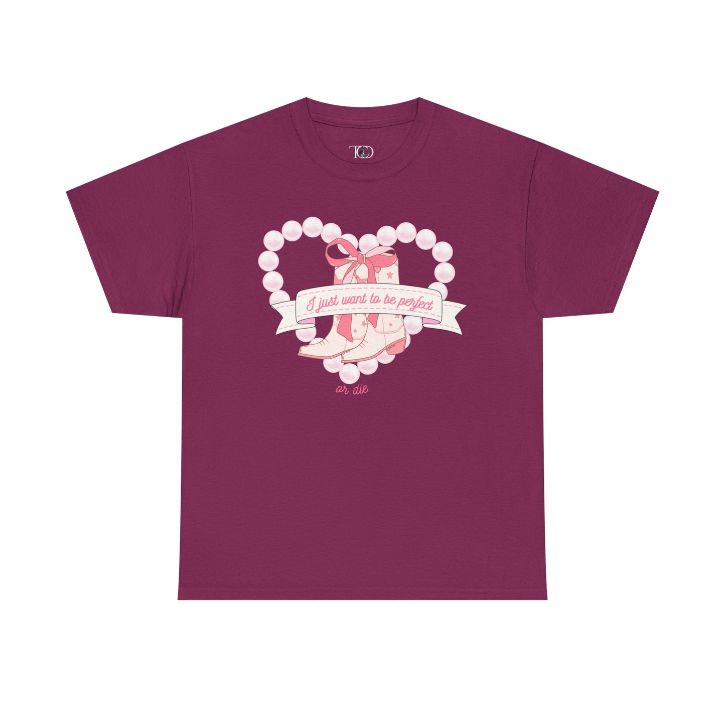 I just want to be perfect - Unisex Heavy Cotton Tee