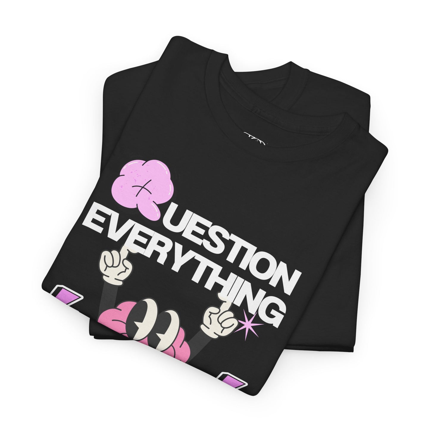 QUESTION EVERYTHING - Unisex Heavy Cotton Tee