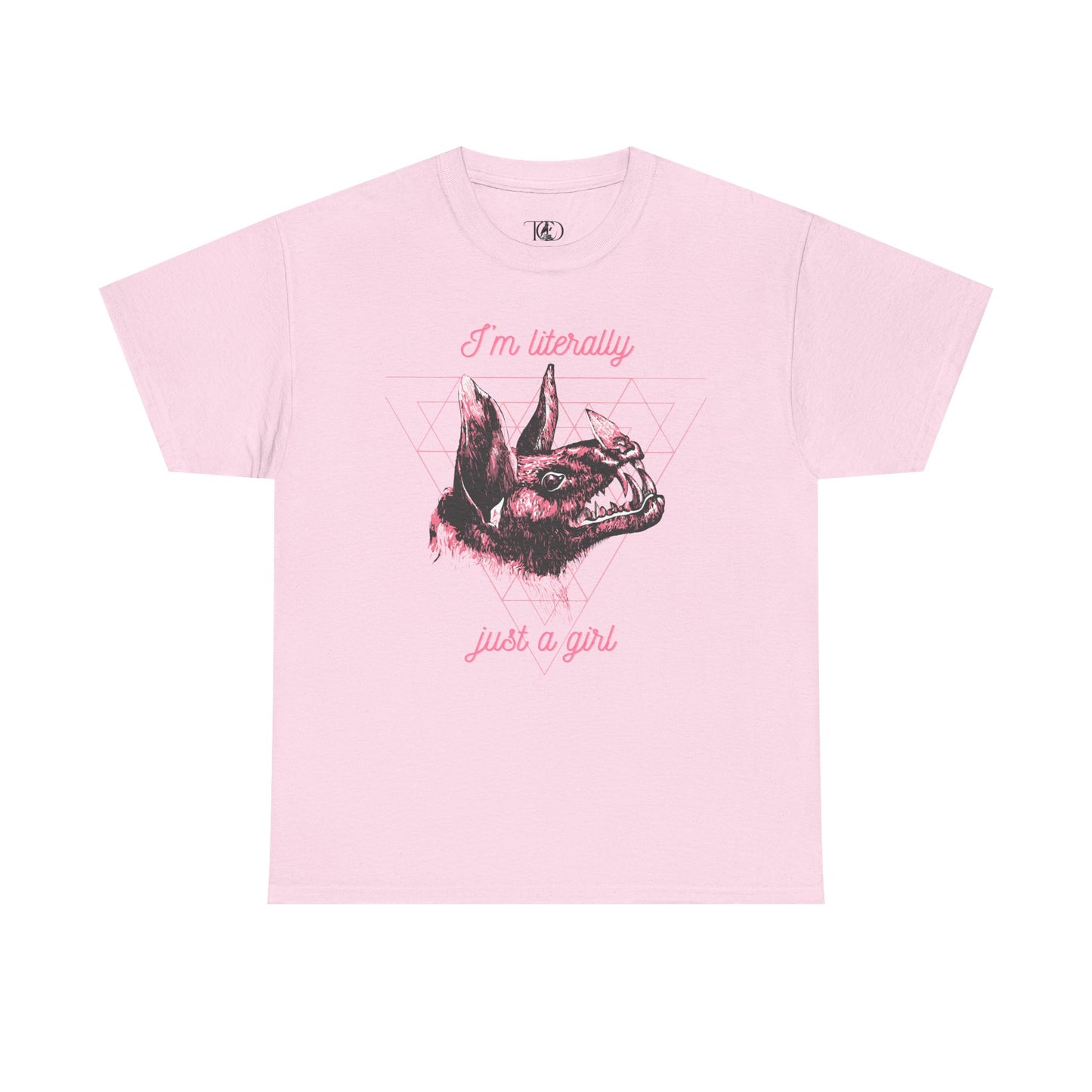 JUST A GIRL - Unisex Heavy Cotton Tee