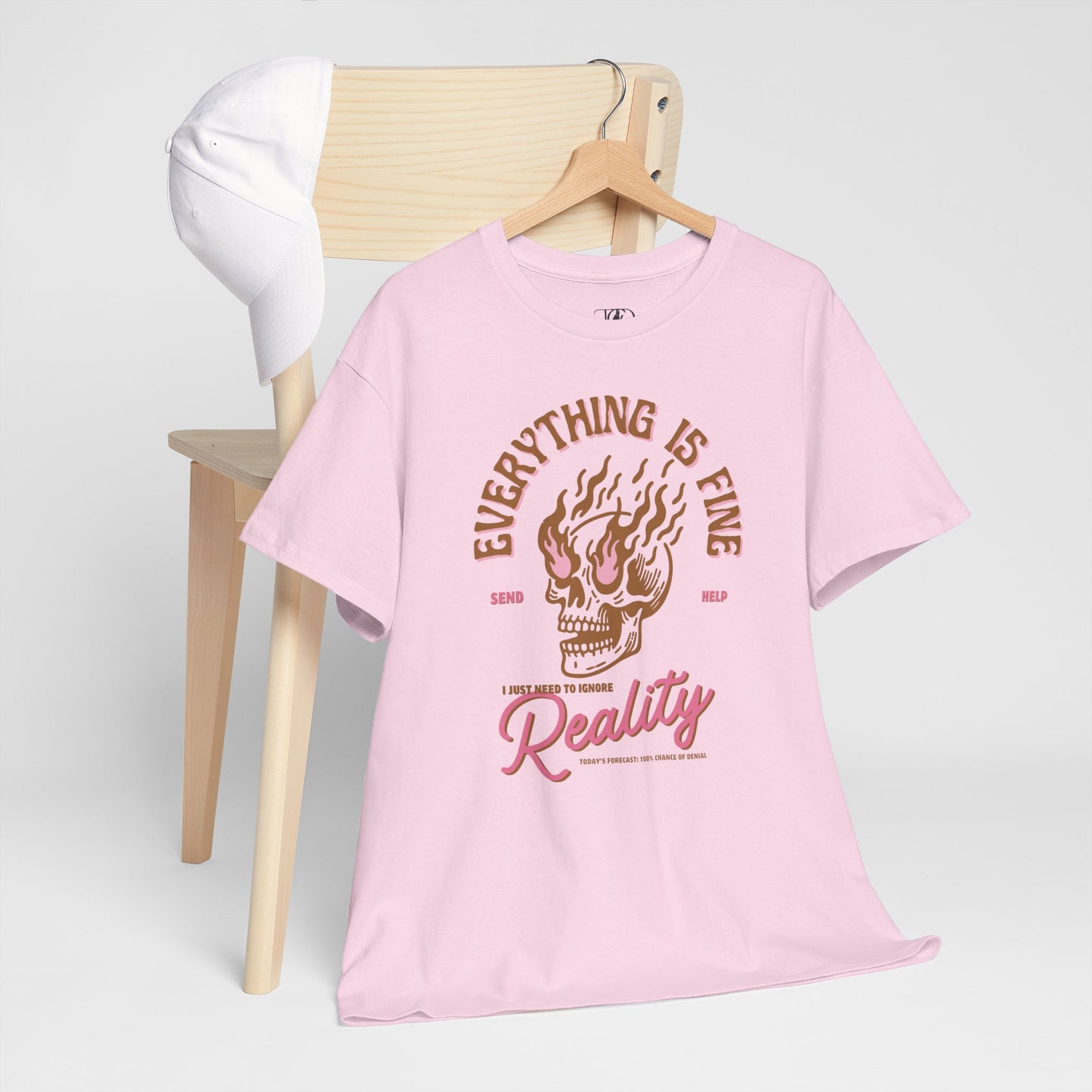EVERYTHING IS FINE - Unisex Heavy Cotton Tee