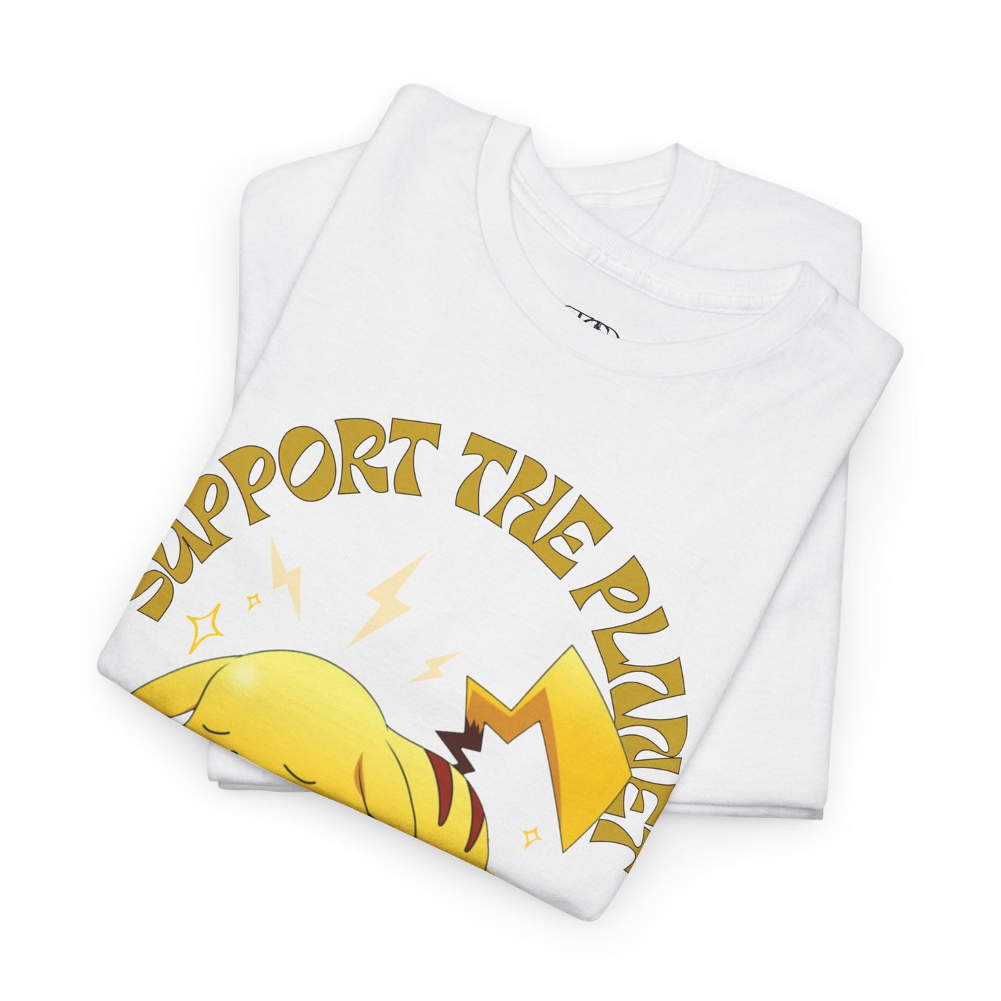 SUPPORT THE PLANET - SAVE ENERGY - Unisex Heavy Cotton Tee
