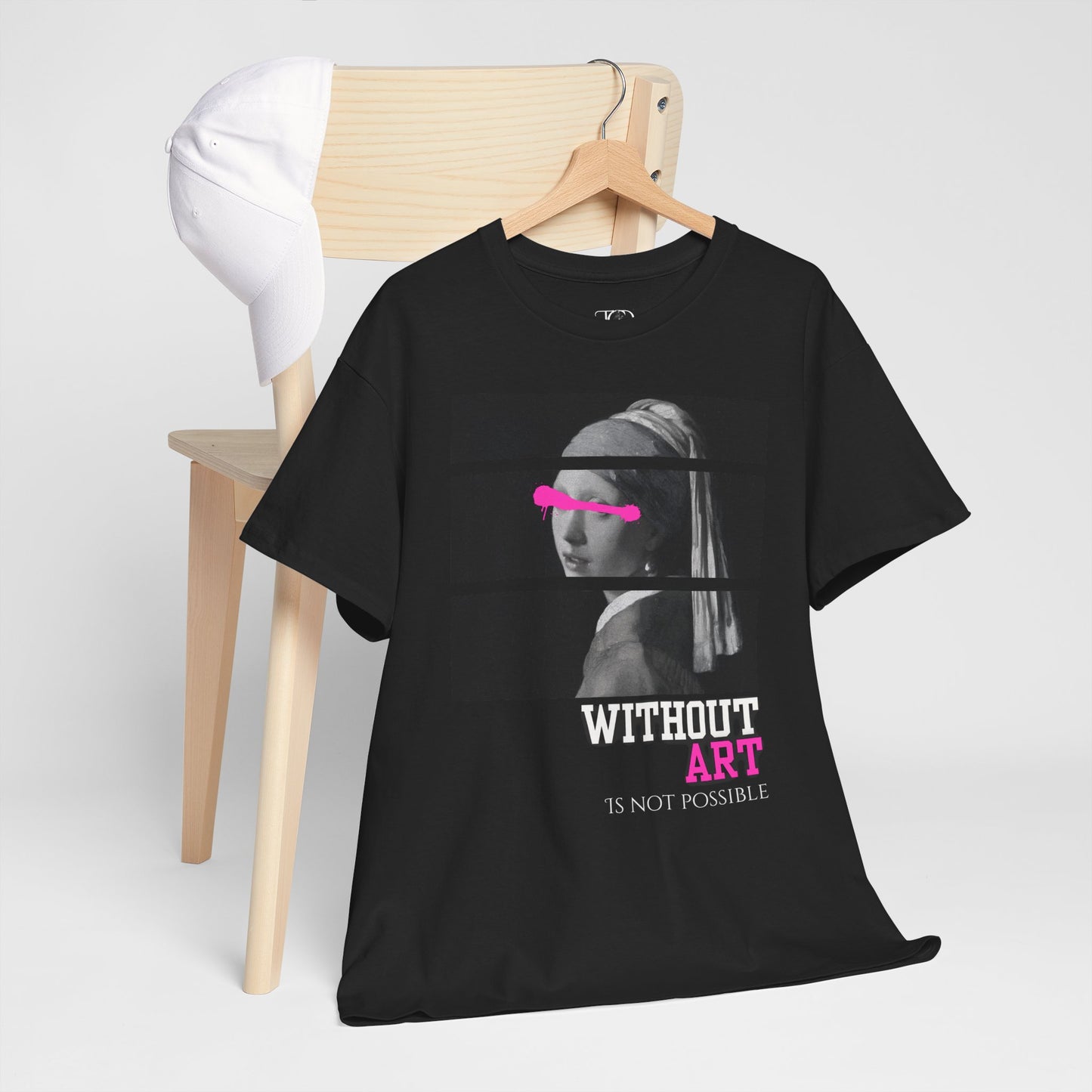 WITHOUT ART IS NOT POSSIBLE - Unisex Heavy Cotton Tee