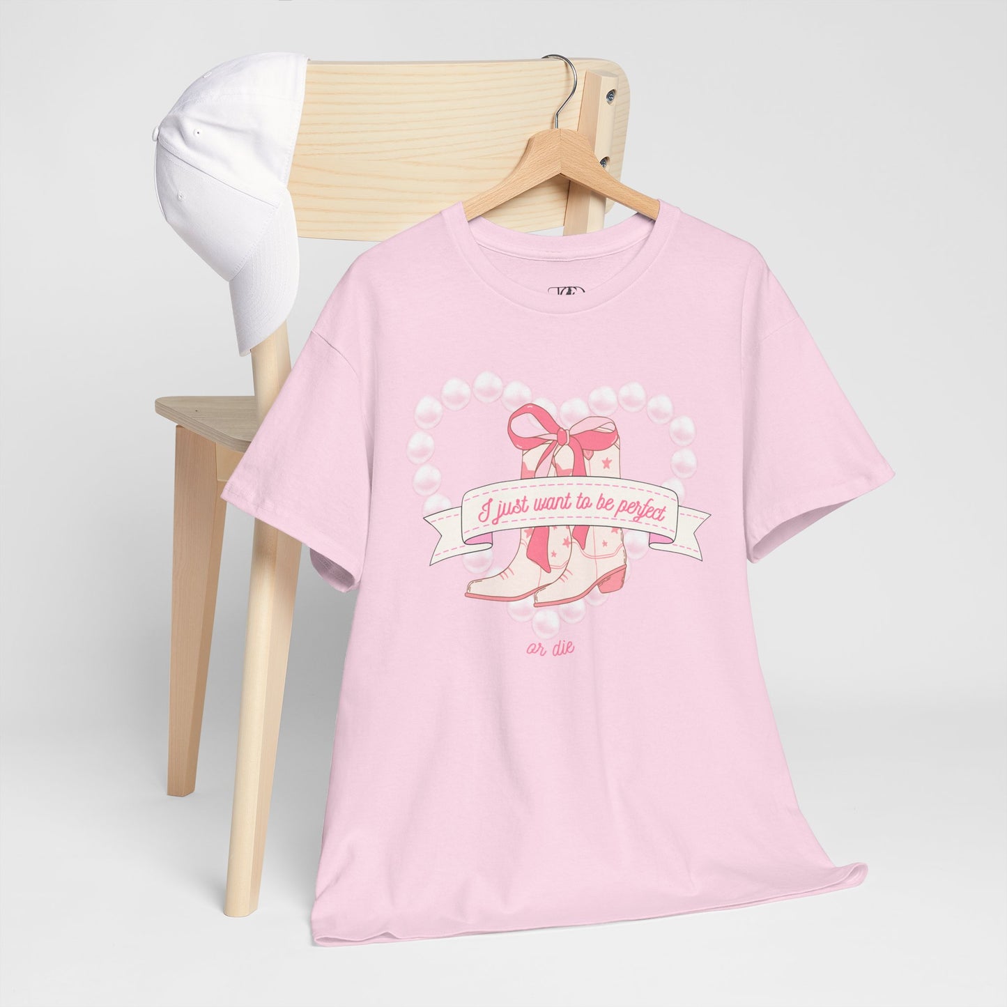 I just want to be perfect - Unisex Heavy Cotton Tee