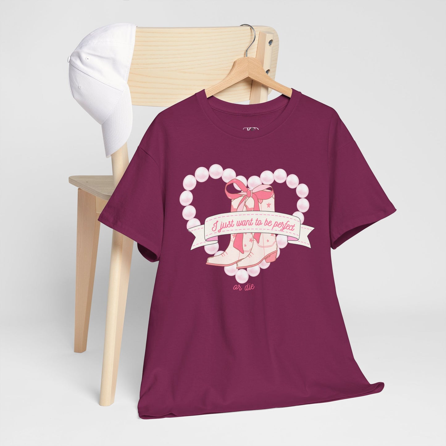 I just want to be perfect - Unisex Heavy Cotton Tee