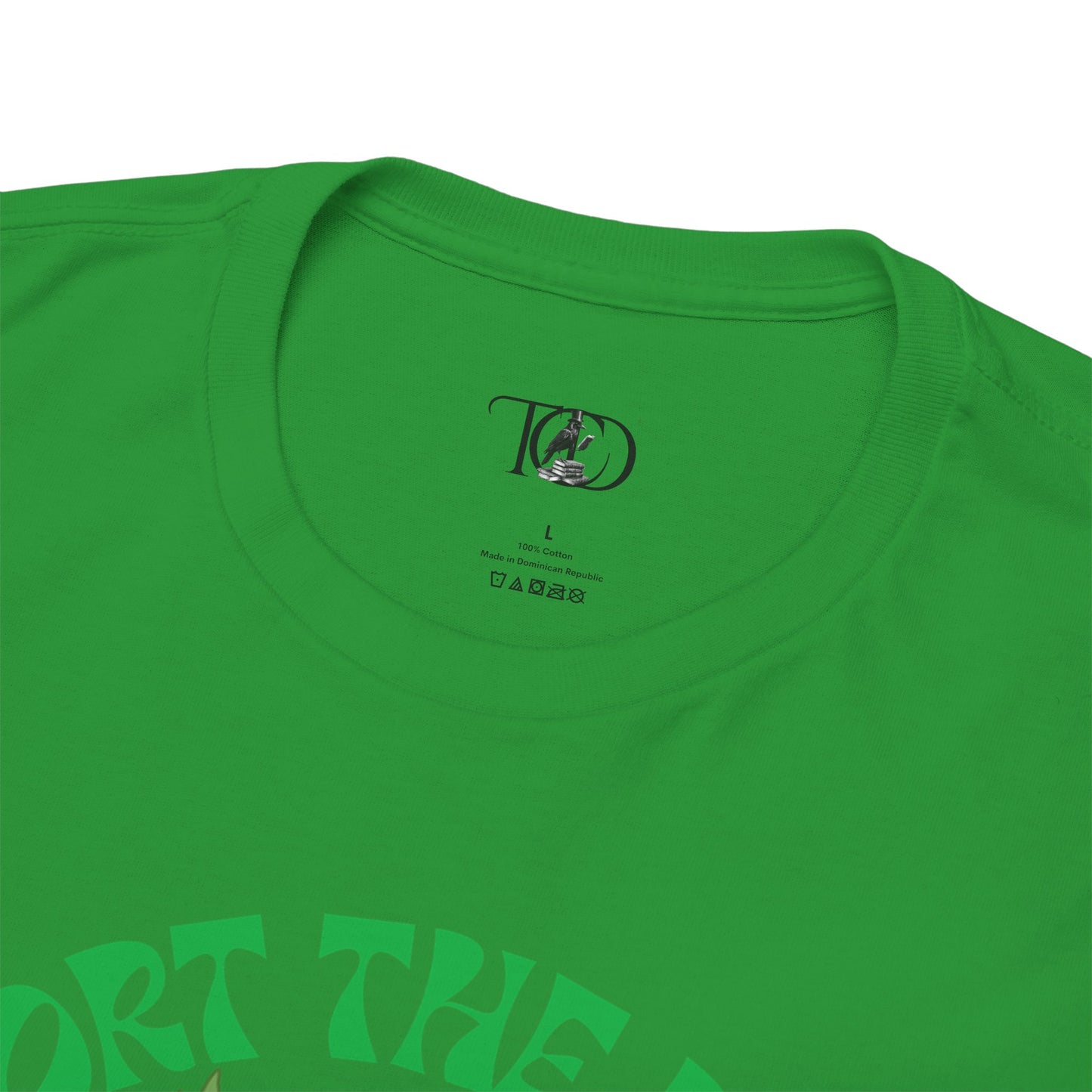 SUPPORT THE PLANET - GO VEGAN - Unisex Heavy Cotton Tee